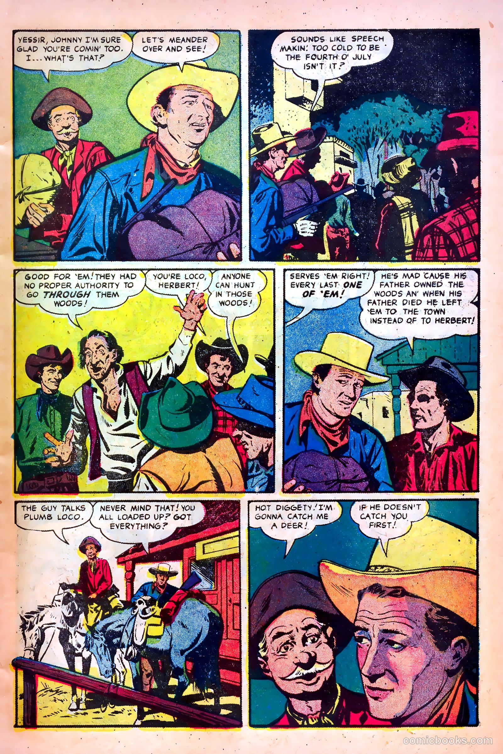 John Wayne Adventure Comics #11 (1951) — page 5 of 36