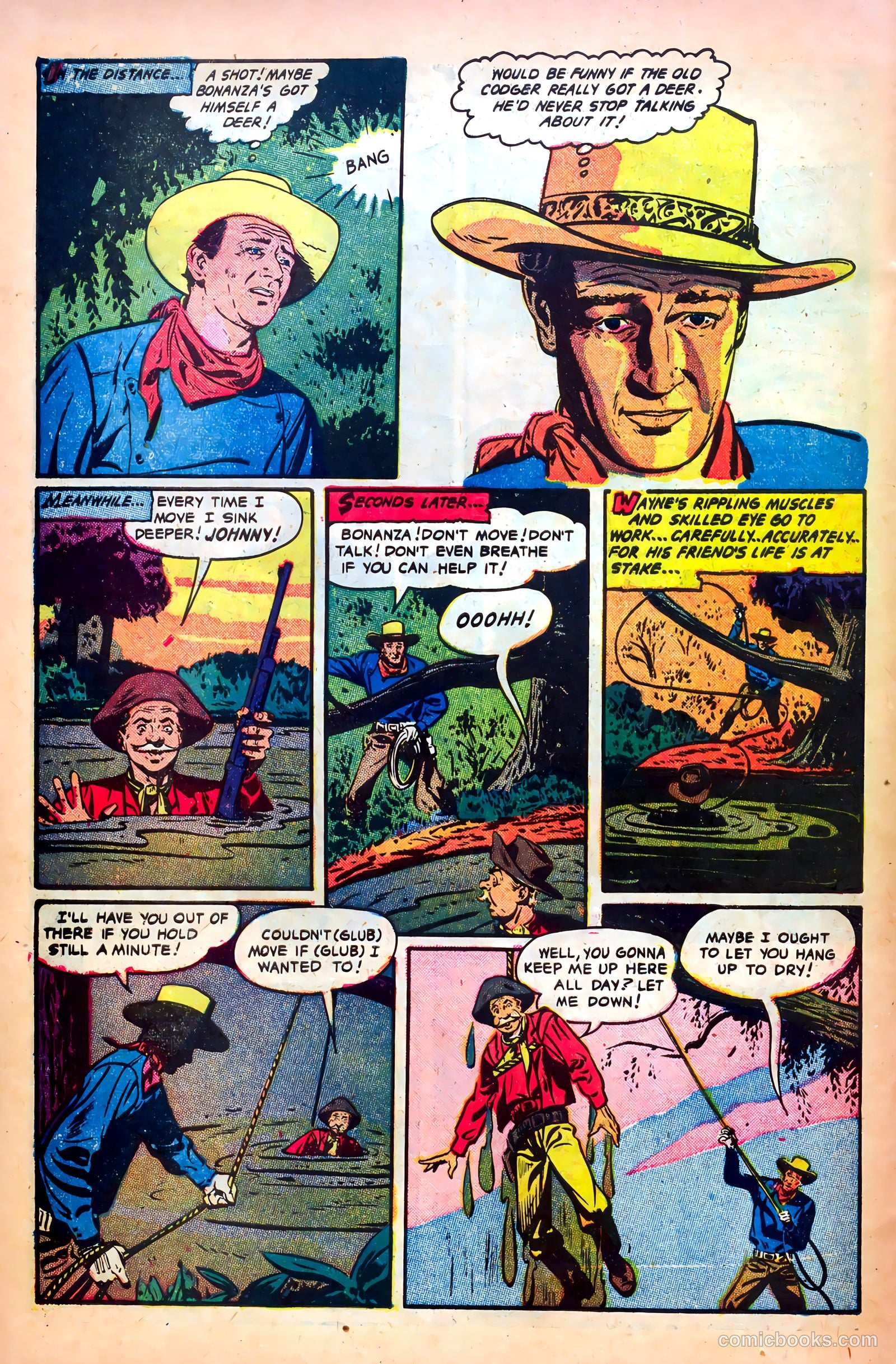 John Wayne Adventure Comics #11 (1951) — page 8 of 36