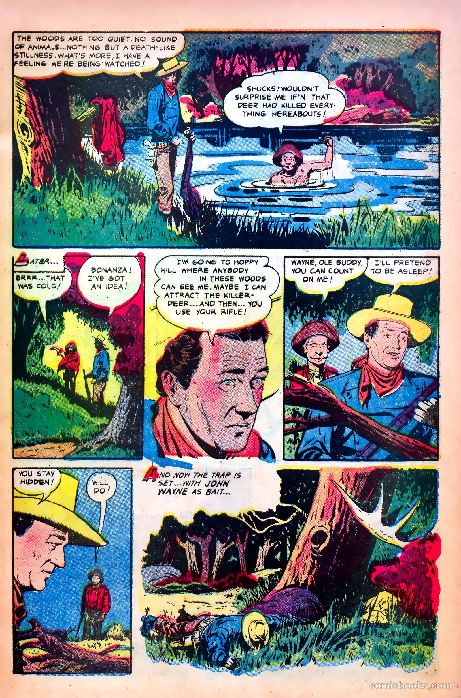 John Wayne Adventure Comics #11 (1951) — page 9 of 36