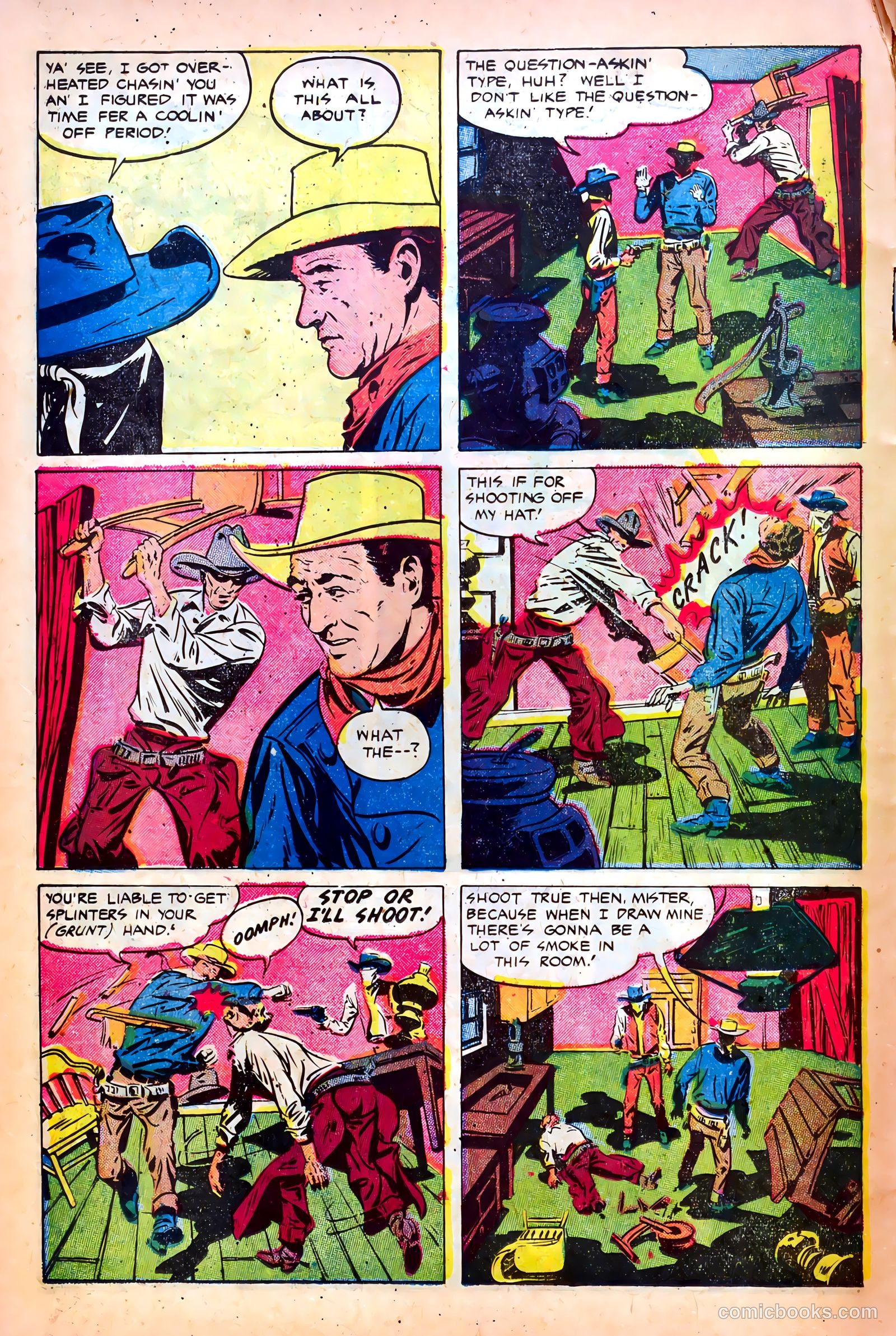 John Wayne Adventure Comics #11 (1951) — page 16 of 36