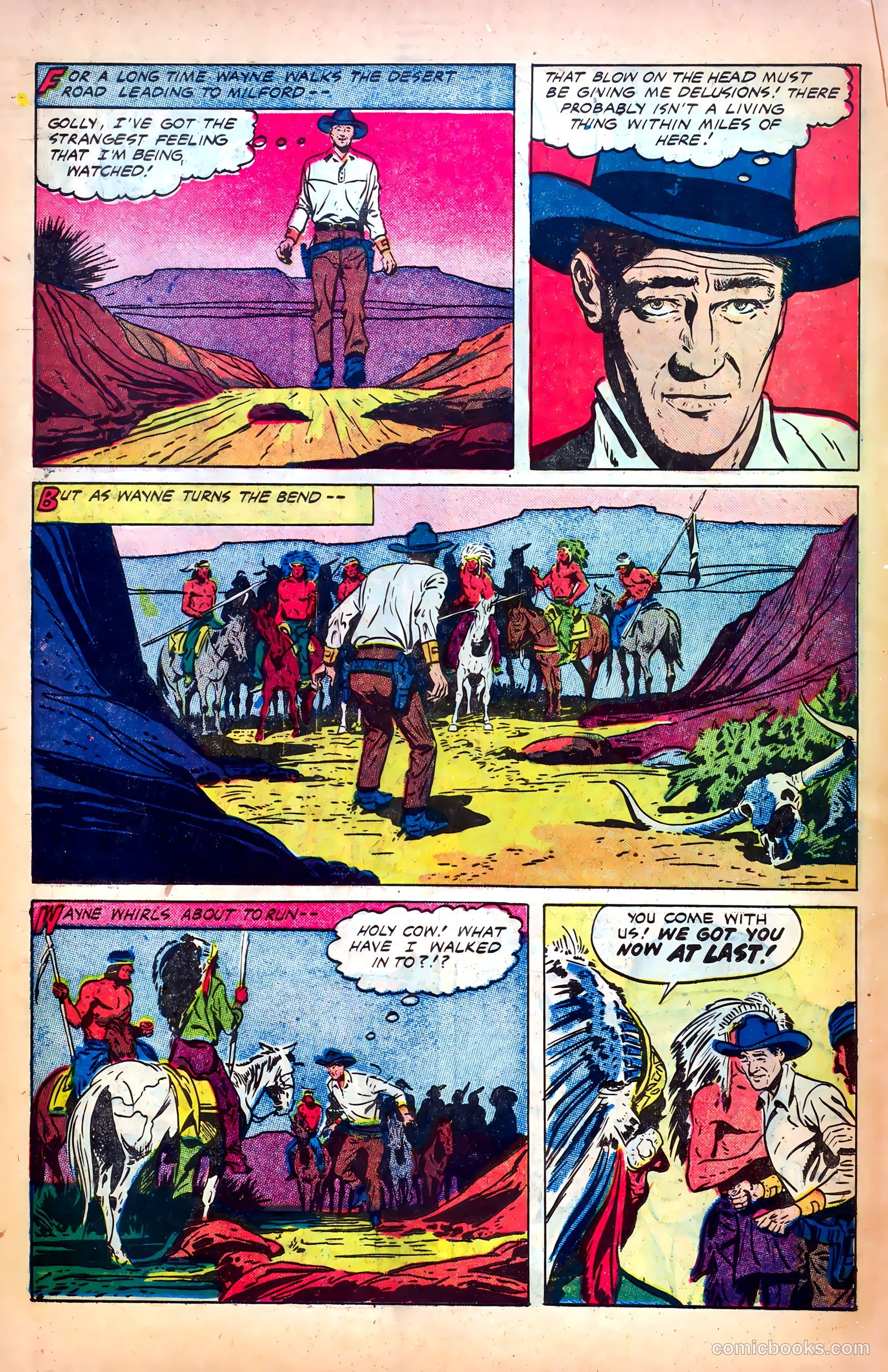 John Wayne Adventure Comics #11 (1951) — page 18 of 36