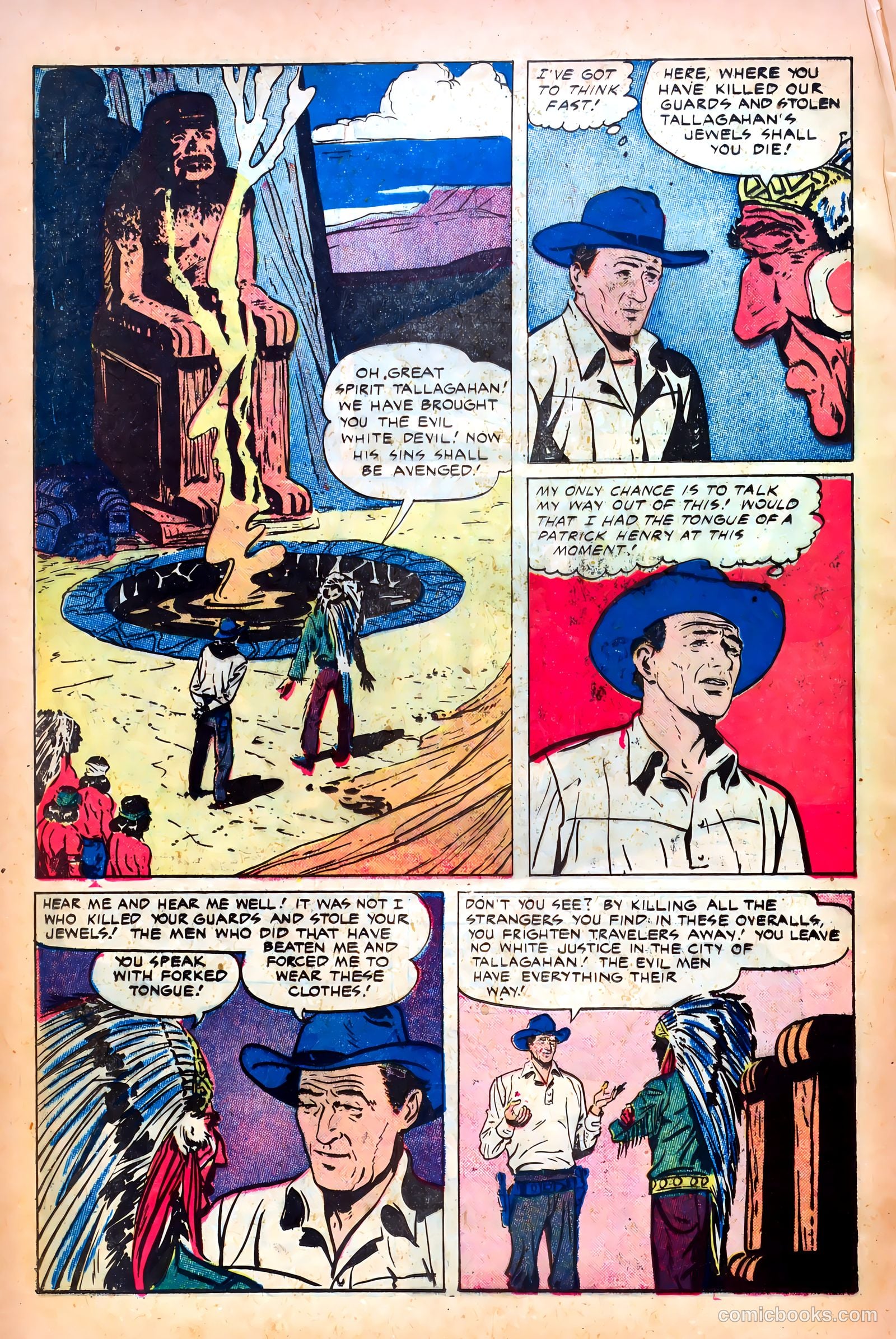 John Wayne Adventure Comics #11 (1951) — page 20 of 36