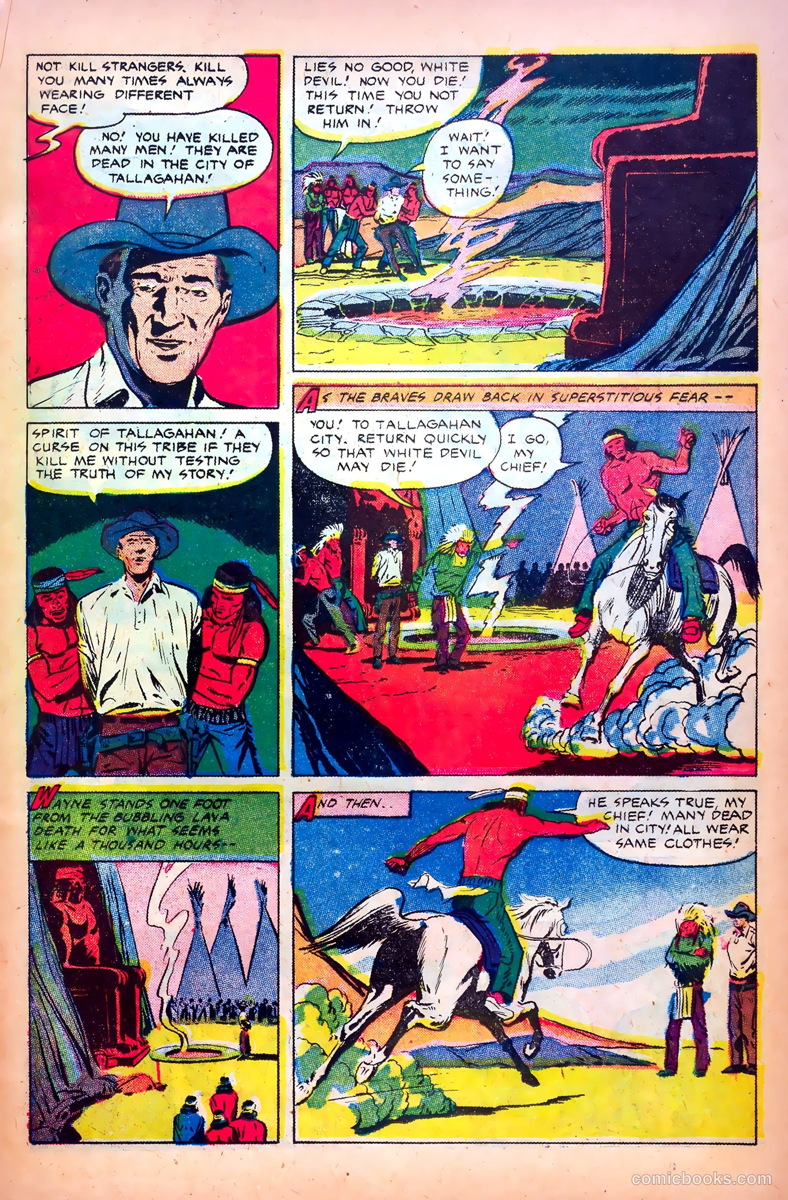 John Wayne Adventure Comics #11 (1951) — page 21 of 36