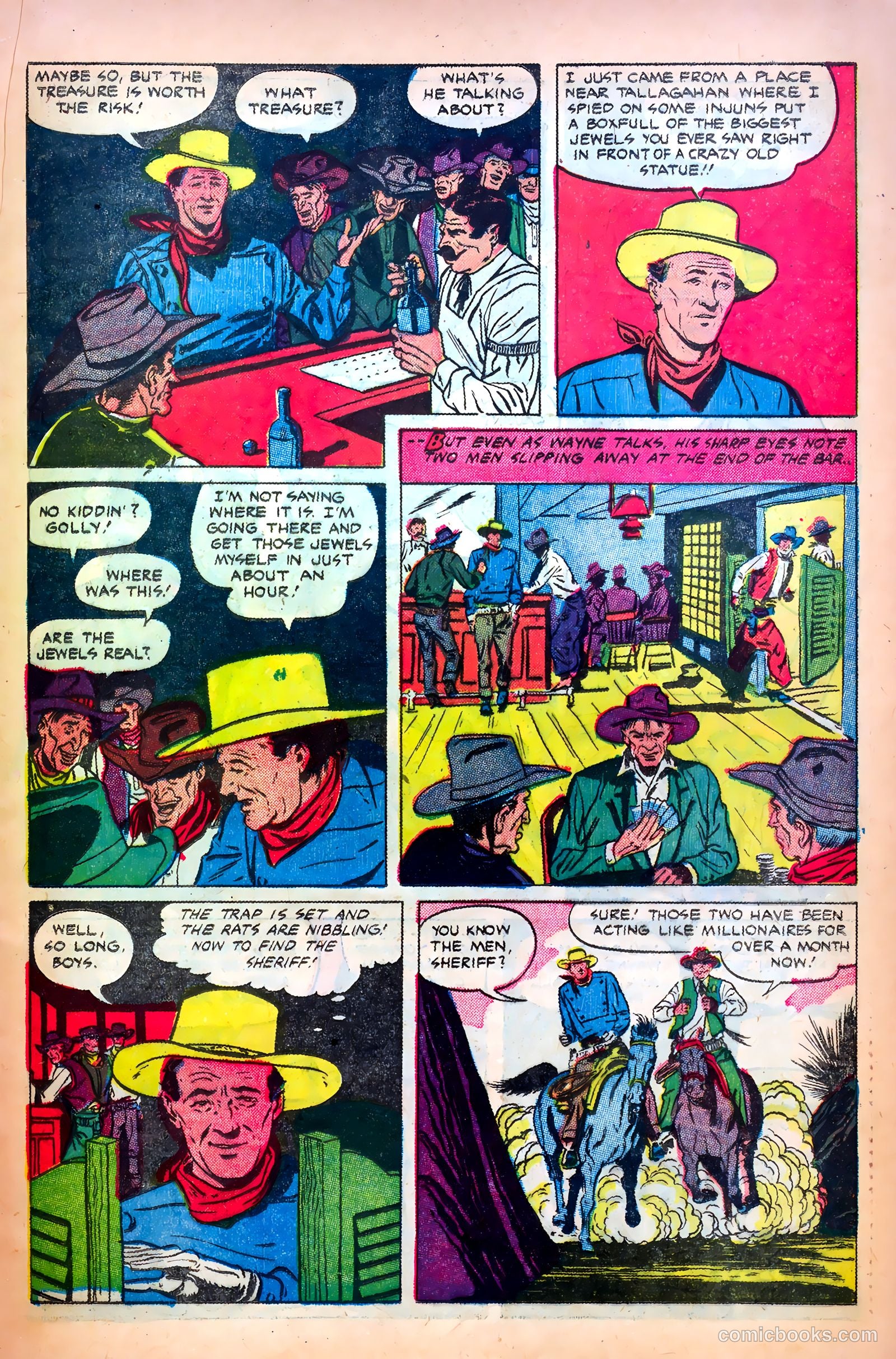 John Wayne Adventure Comics #11 (1951) — page 23 of 36