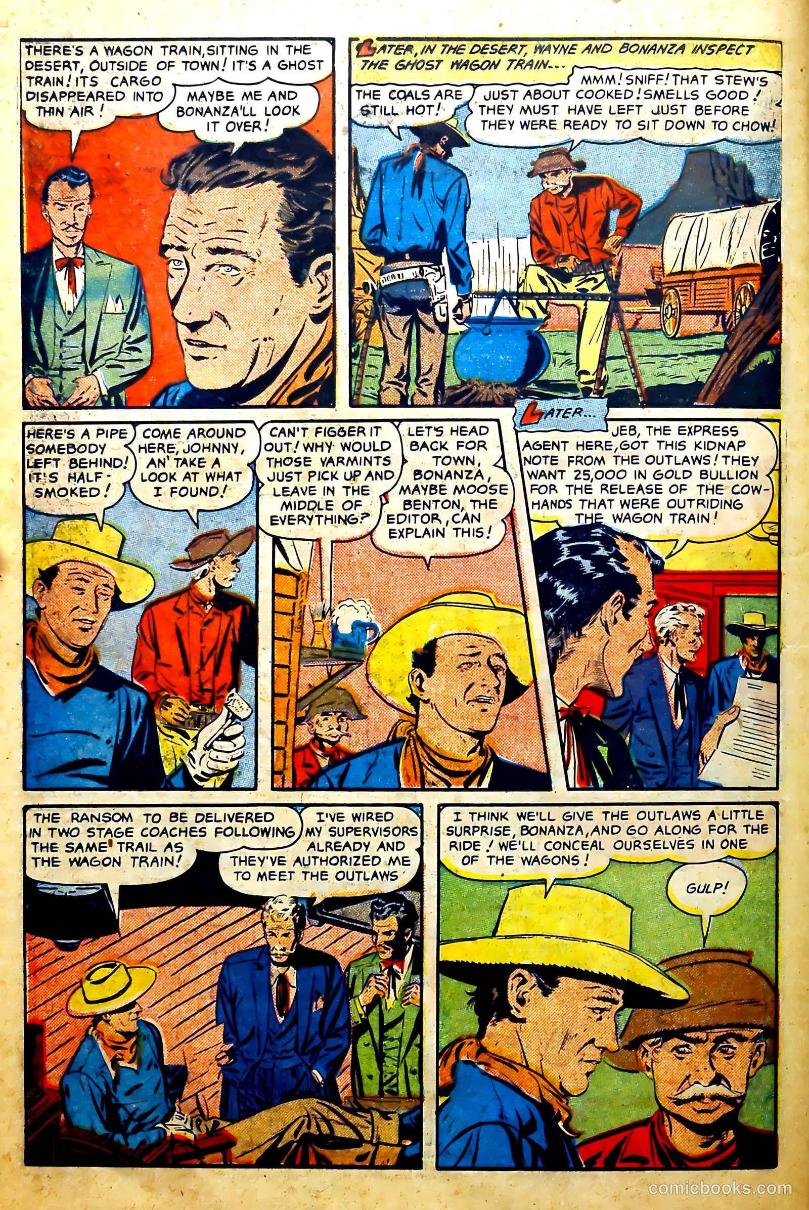 John Wayne Adventure Comics #12 (1951) — page 16 of 36