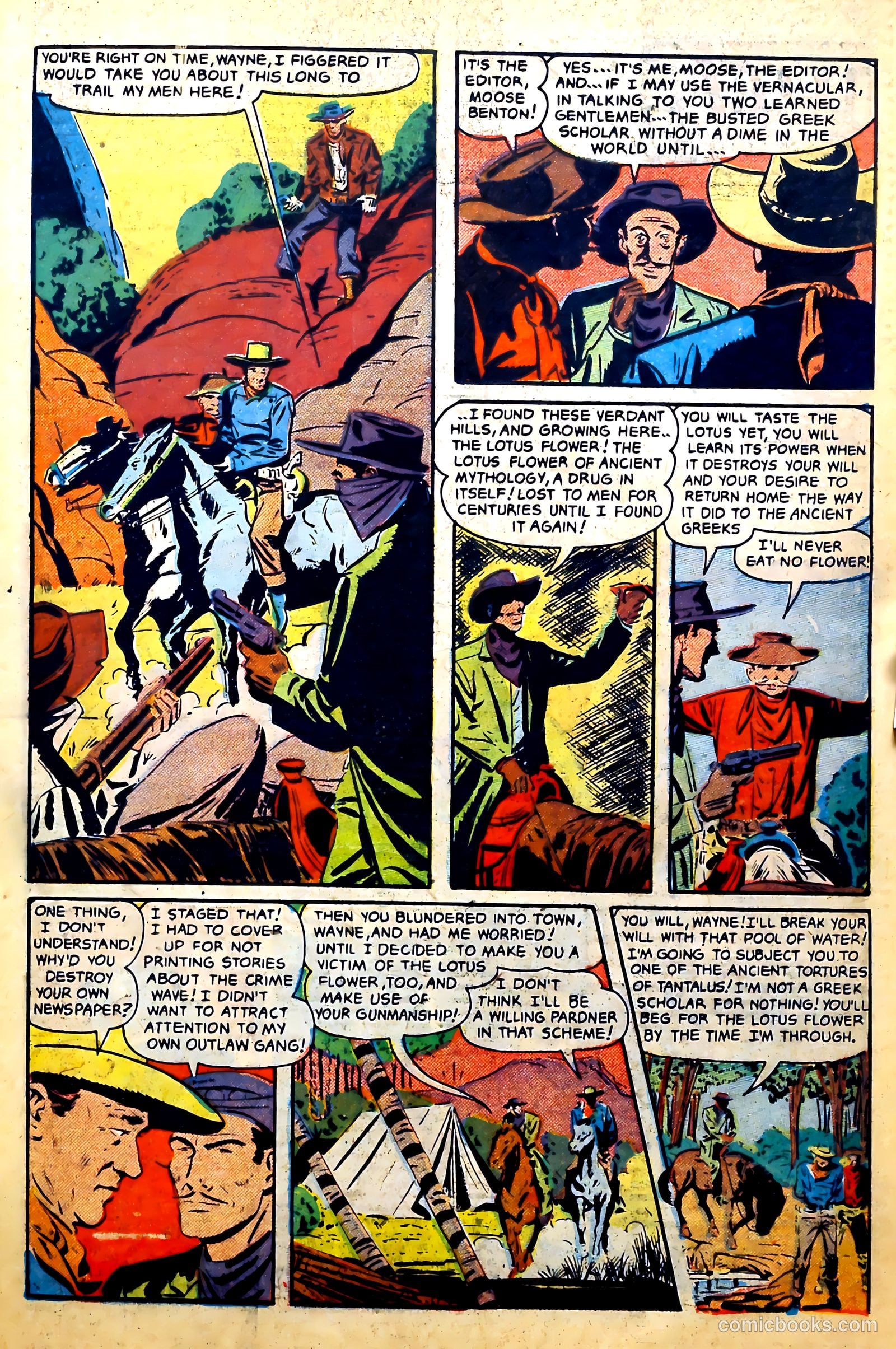 John Wayne Adventure Comics #12 (1951) — page 19 of 36