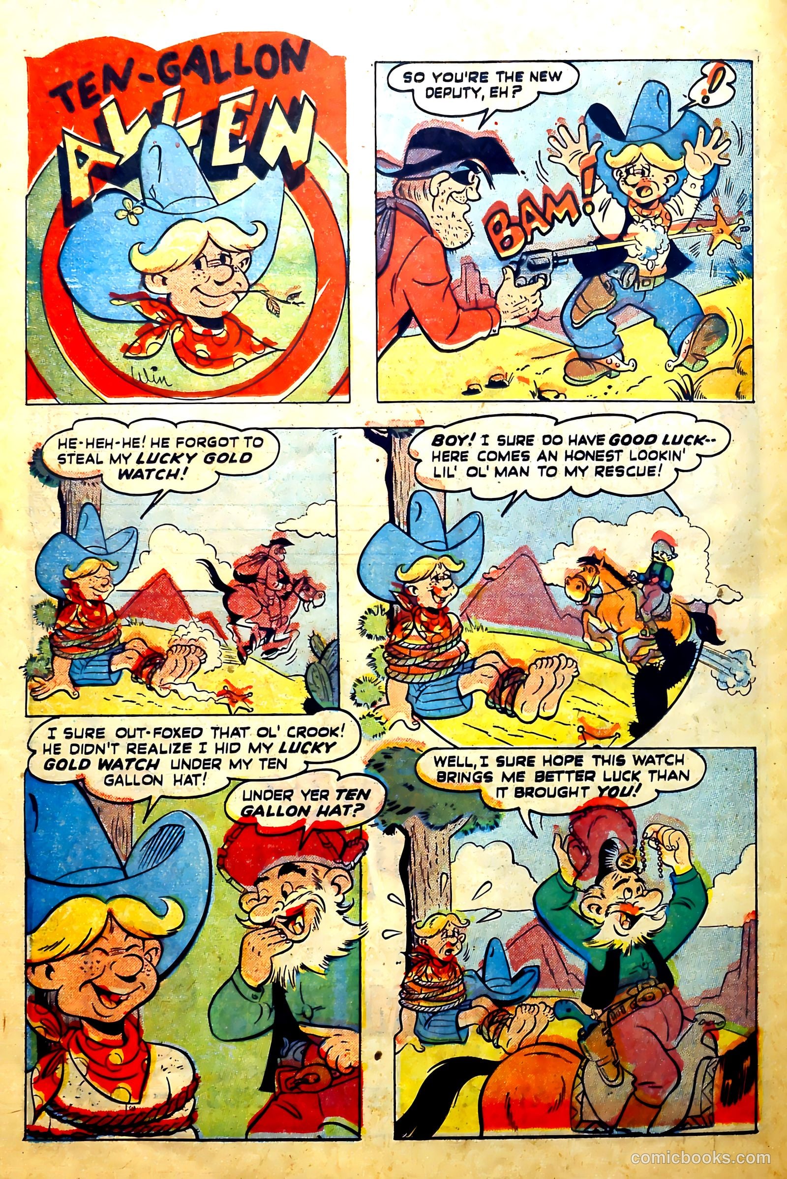 John Wayne Adventure Comics #12 (1951) — page 24 of 36