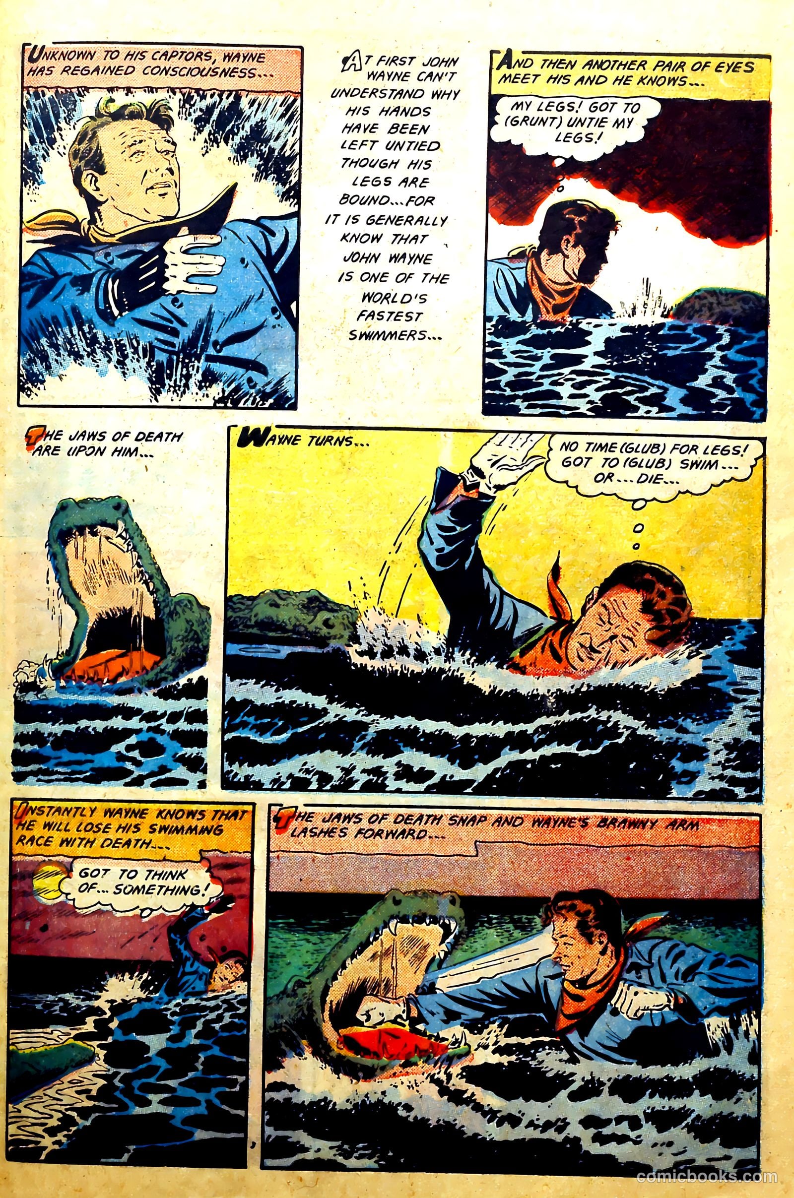 John Wayne Adventure Comics #12 (1951) — page 29 of 36