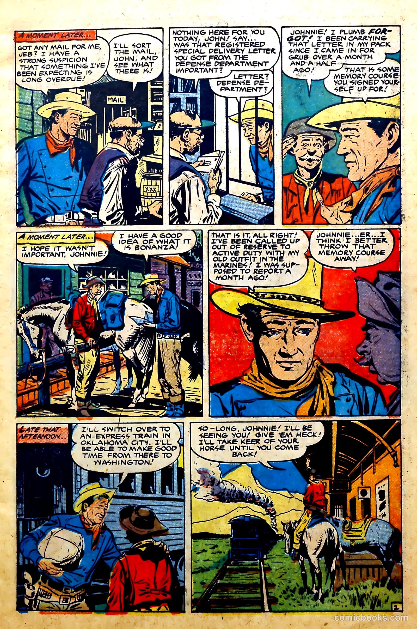 John Wayne Adventure Comics #12 (1951) — page 5 of 36