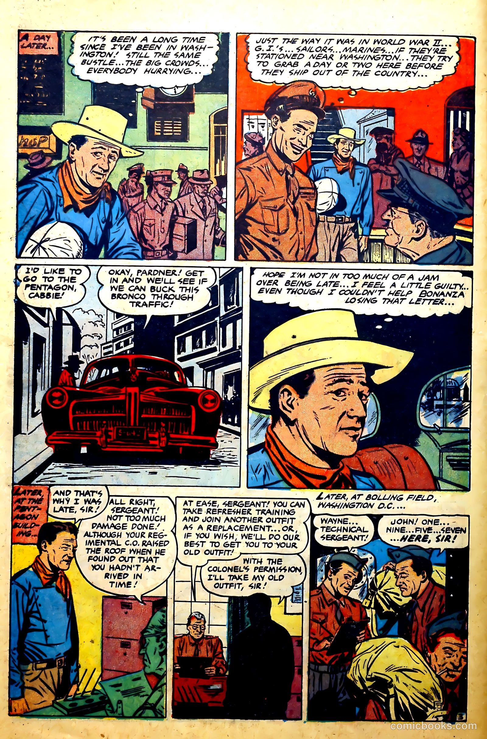 John Wayne Adventure Comics #12 (1951) — page 6 of 36