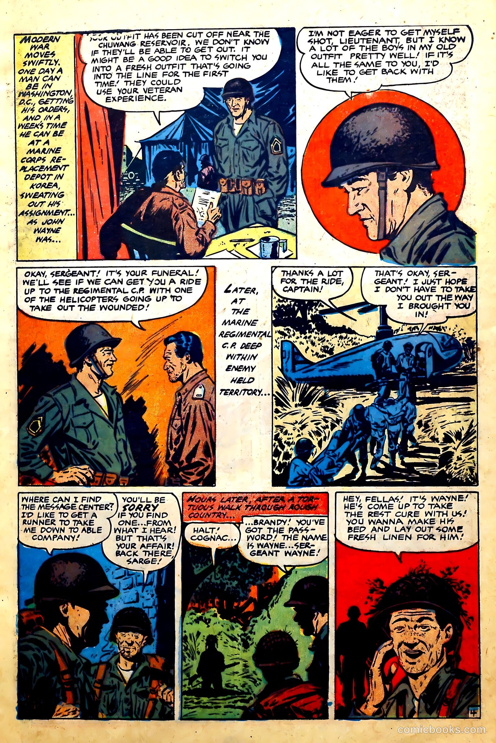 John Wayne Adventure Comics #12 (1951) — page 7 of 36