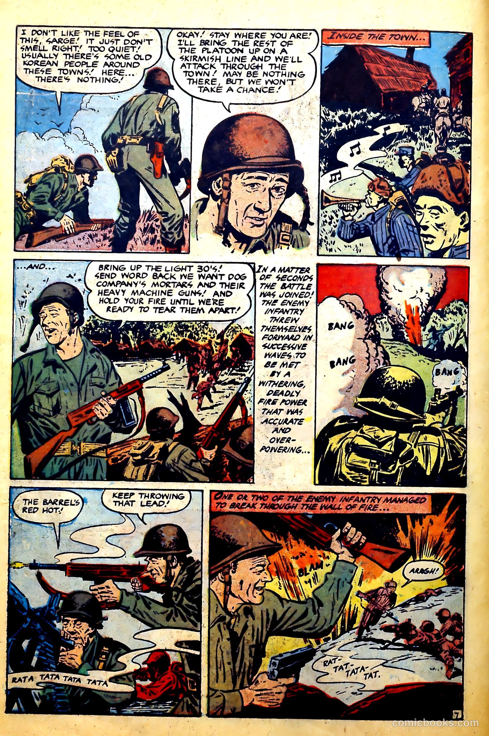 John Wayne Adventure Comics #12 (1951) — page 10 of 36