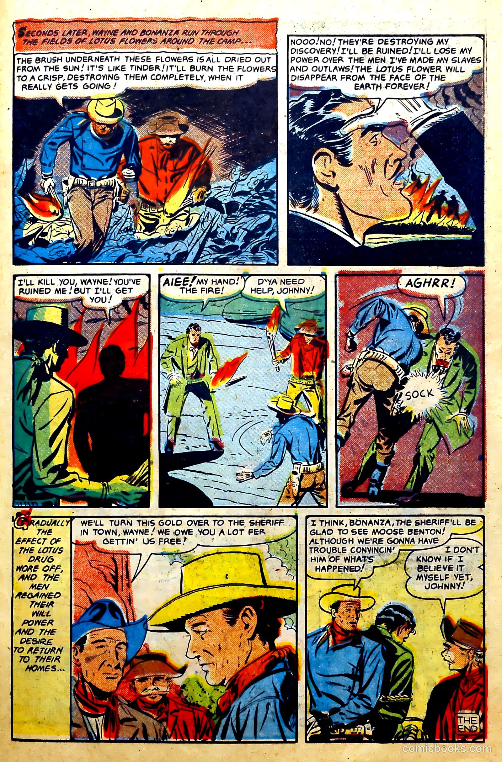 John Wayne Adventure Comics #12 (1951) — page 21 of 36