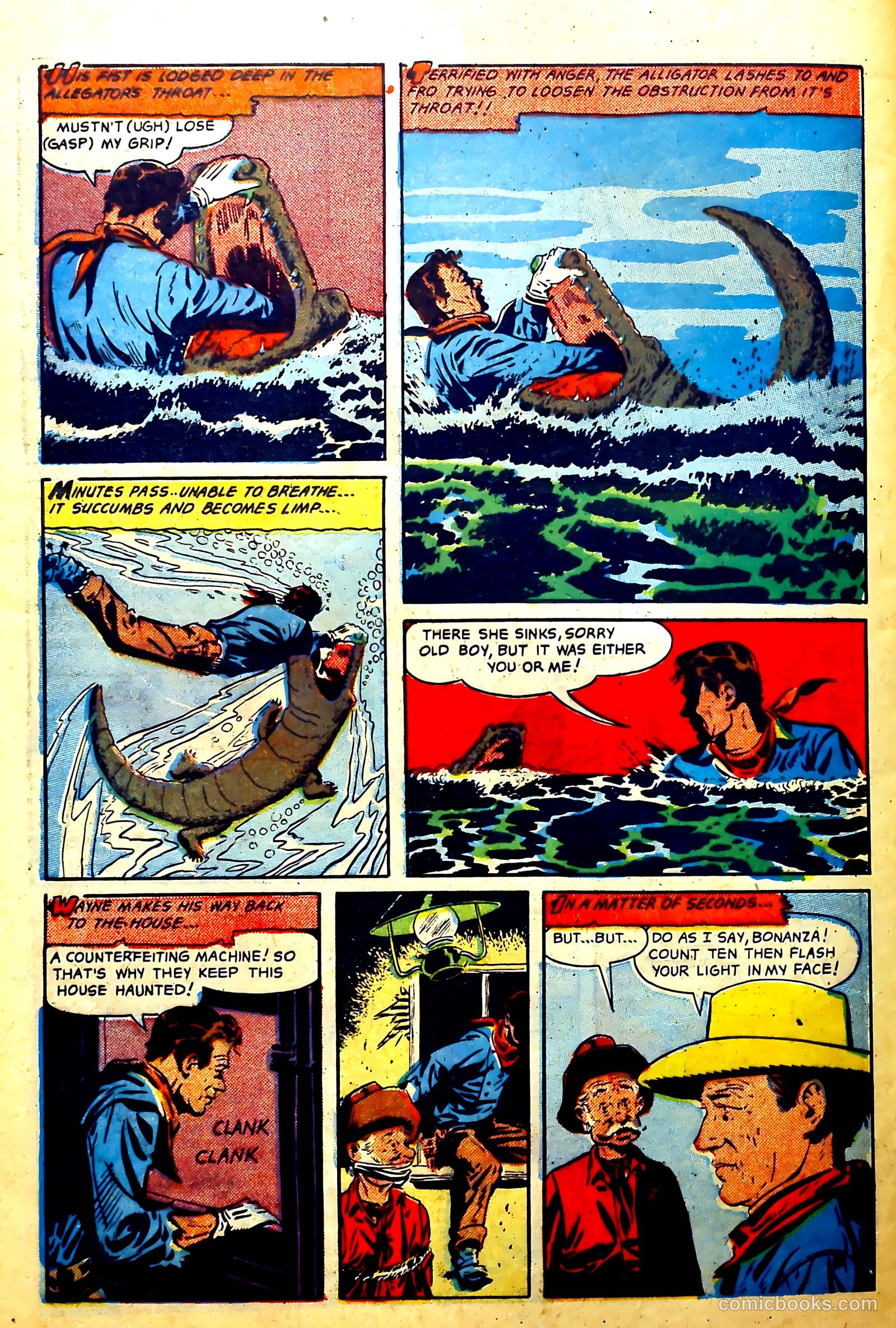 John Wayne Adventure Comics #12 (1951) — page 30 of 36