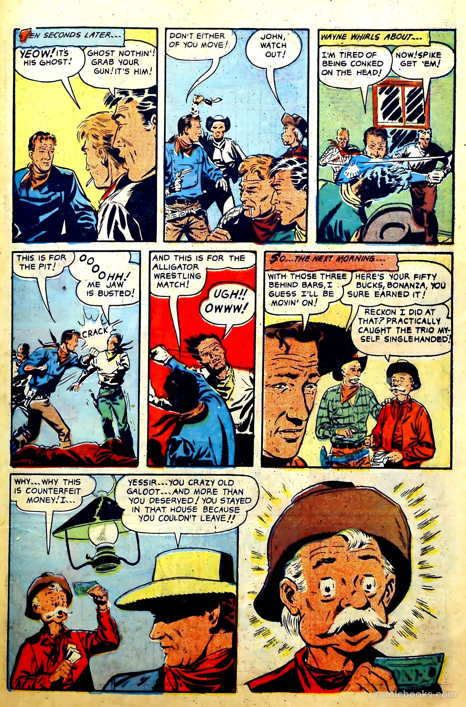John Wayne Adventure Comics #12 (1951) — page 31 of 36
