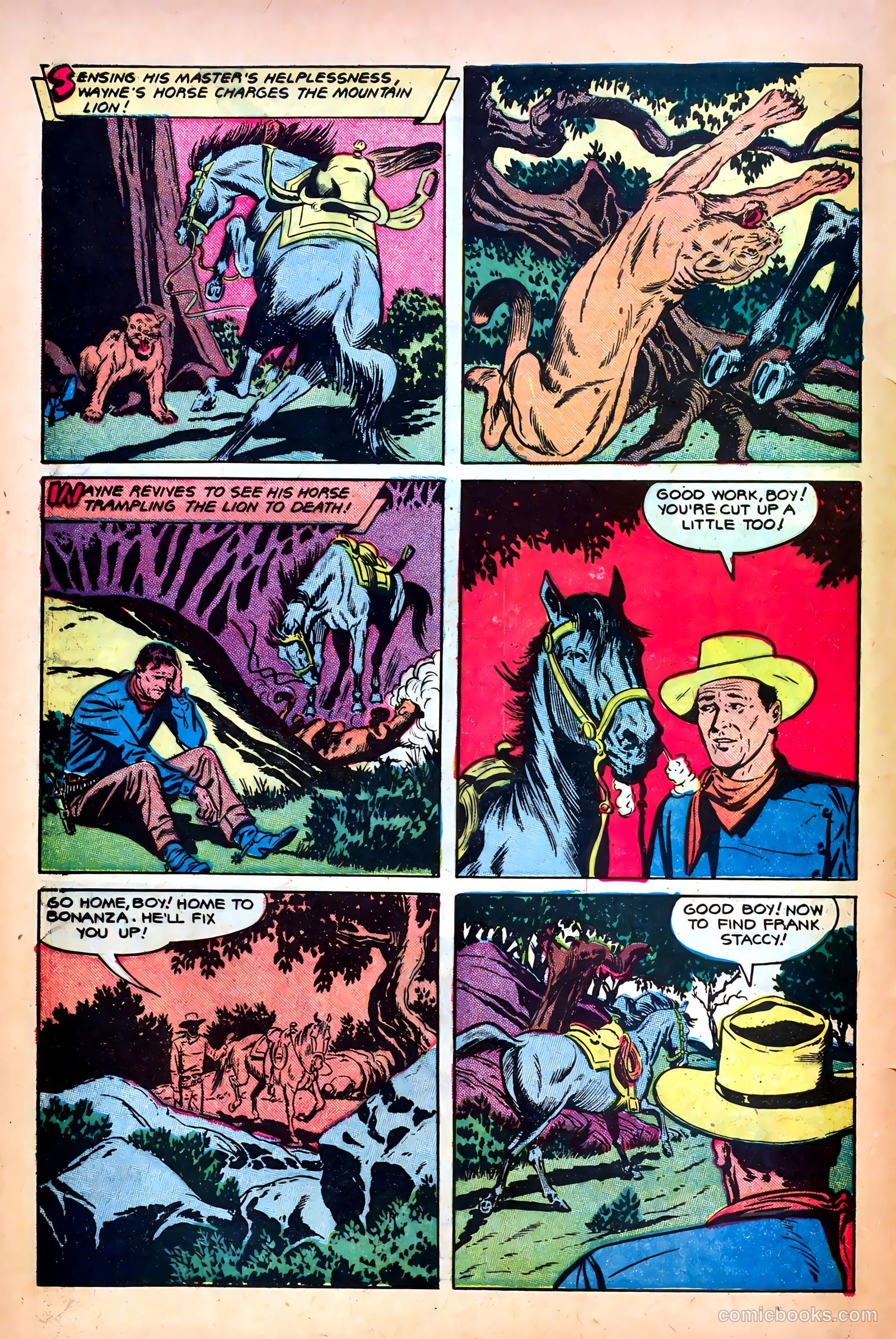 John Wayne Adventure Comics #13 (1952) — page 6 of 36