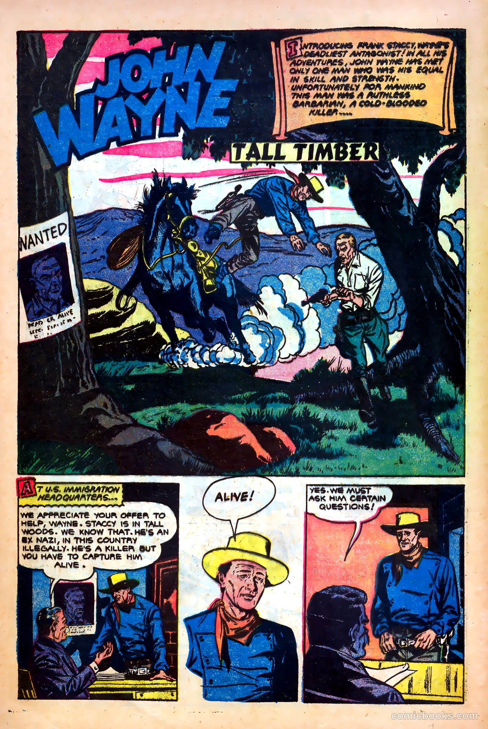 John Wayne Adventure Comics #13 (1952) — page 4 of 36