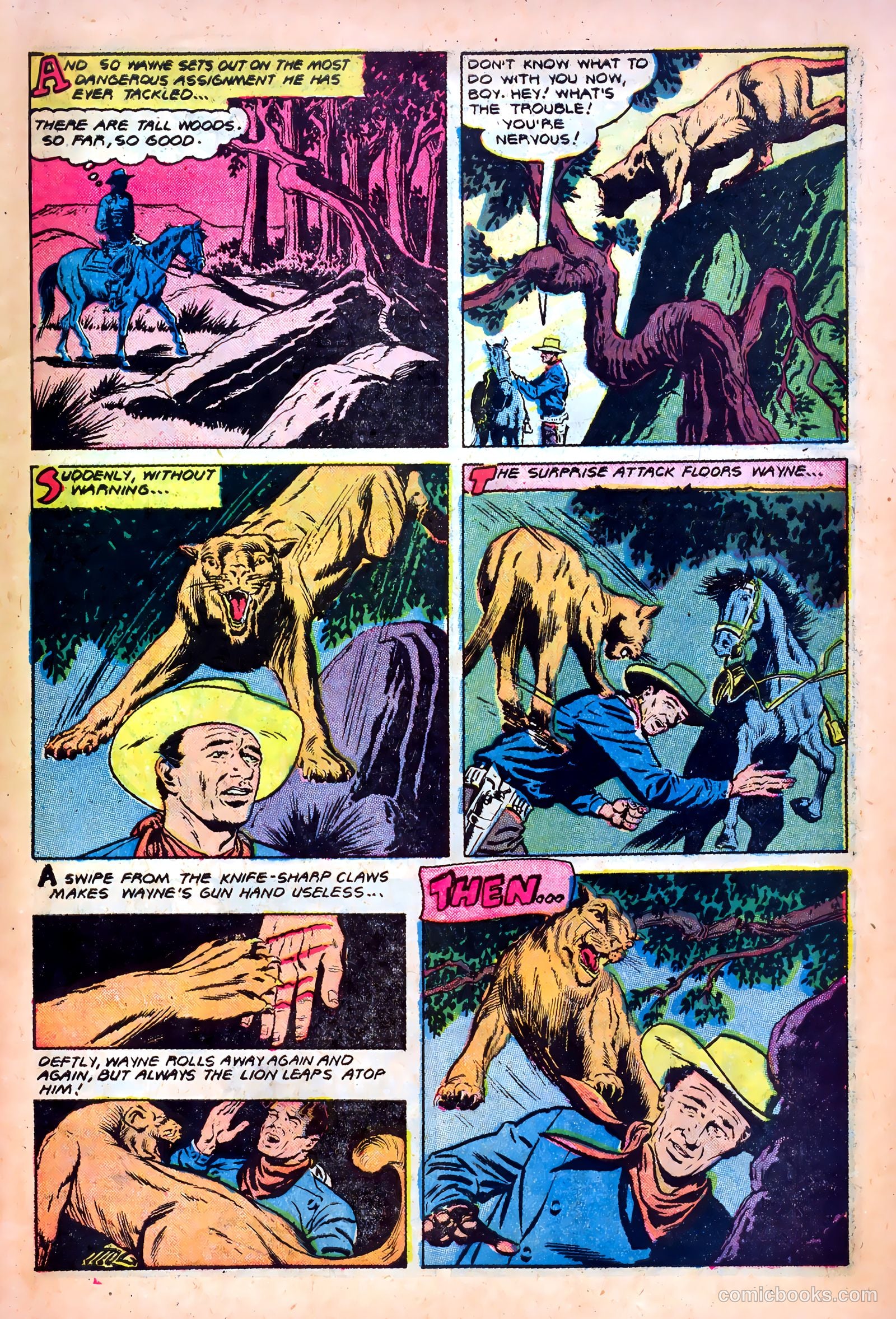John Wayne Adventure Comics #13 (1952) — page 5 of 36