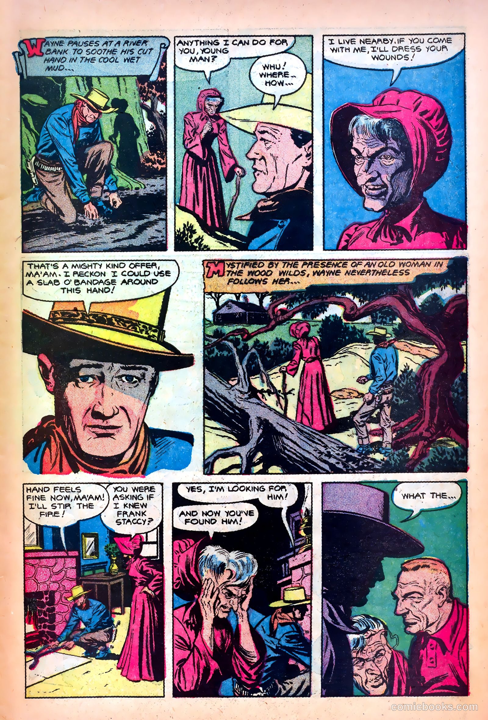 John Wayne Adventure Comics #13 (1952) — page 7 of 36