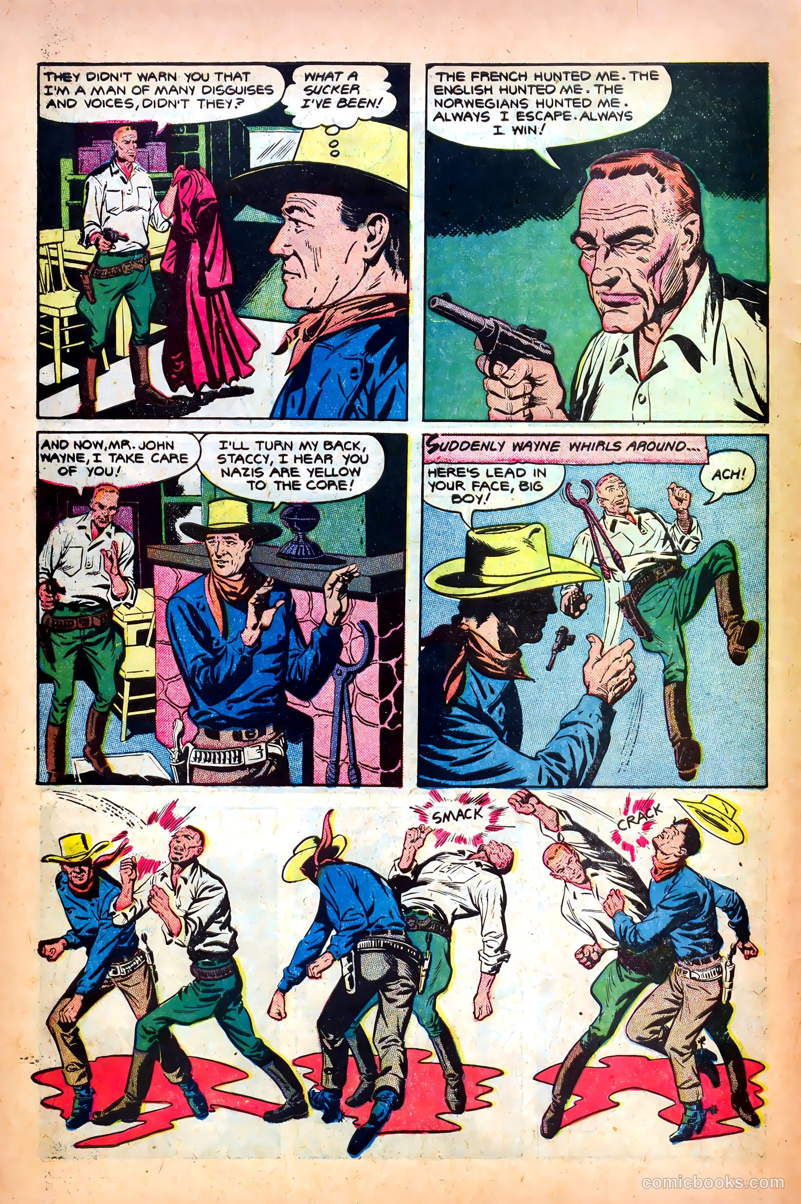 John Wayne Adventure Comics #13 (1952) — page 8 of 36