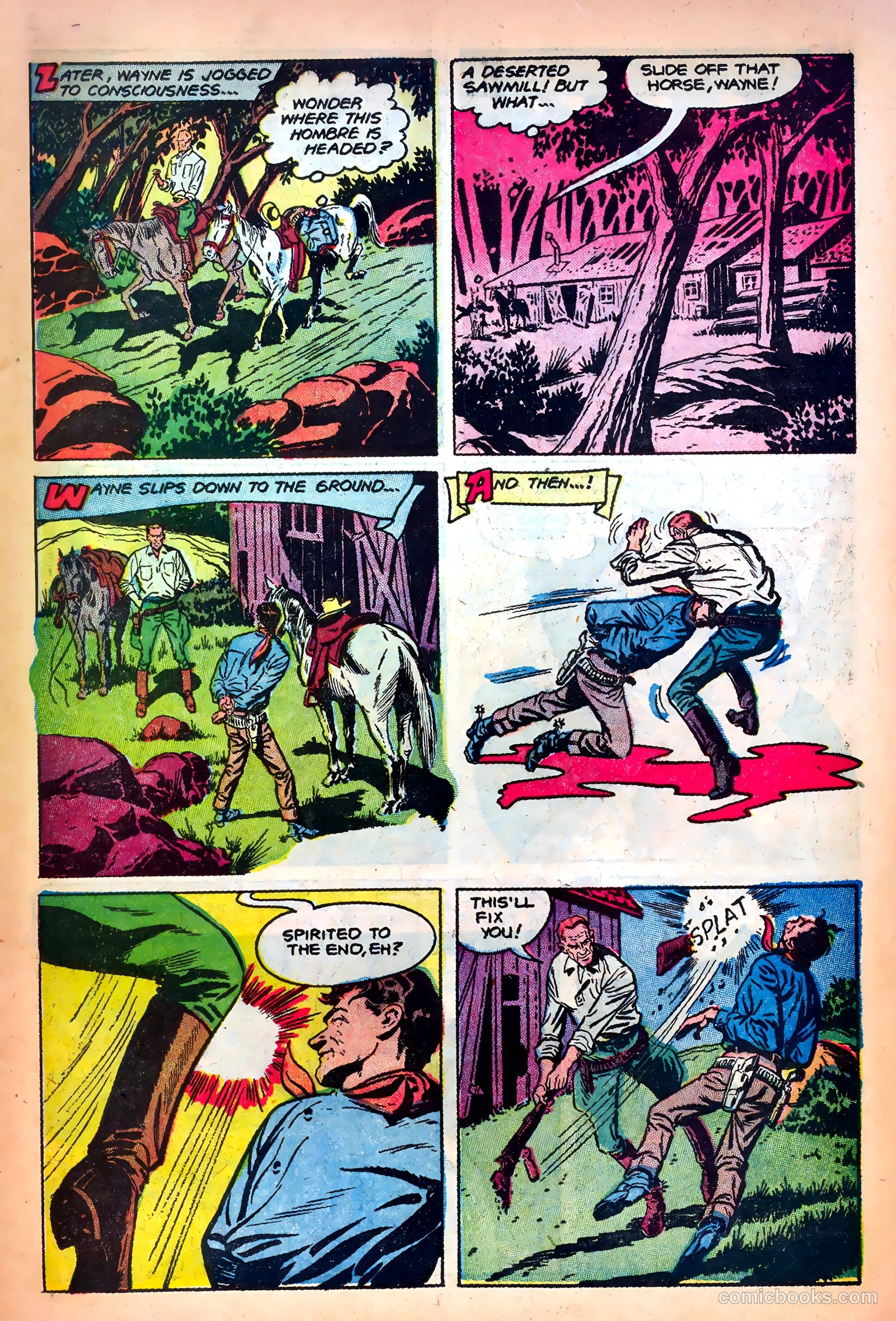 John Wayne Adventure Comics #13 (1952) — page 11 of 36