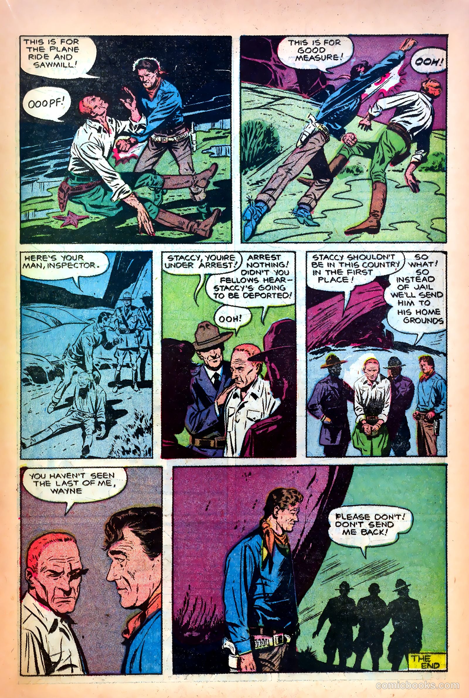 John Wayne Adventure Comics #13 (1952) — page 23 of 36