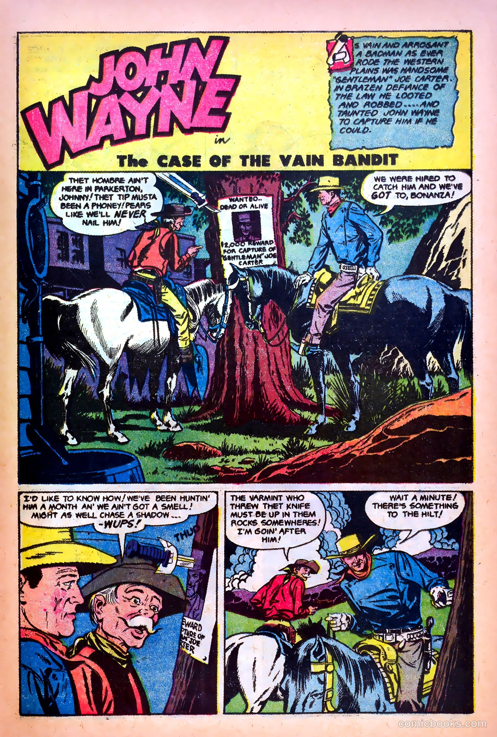 John Wayne Adventure Comics #13 (1952) — page 25 of 36