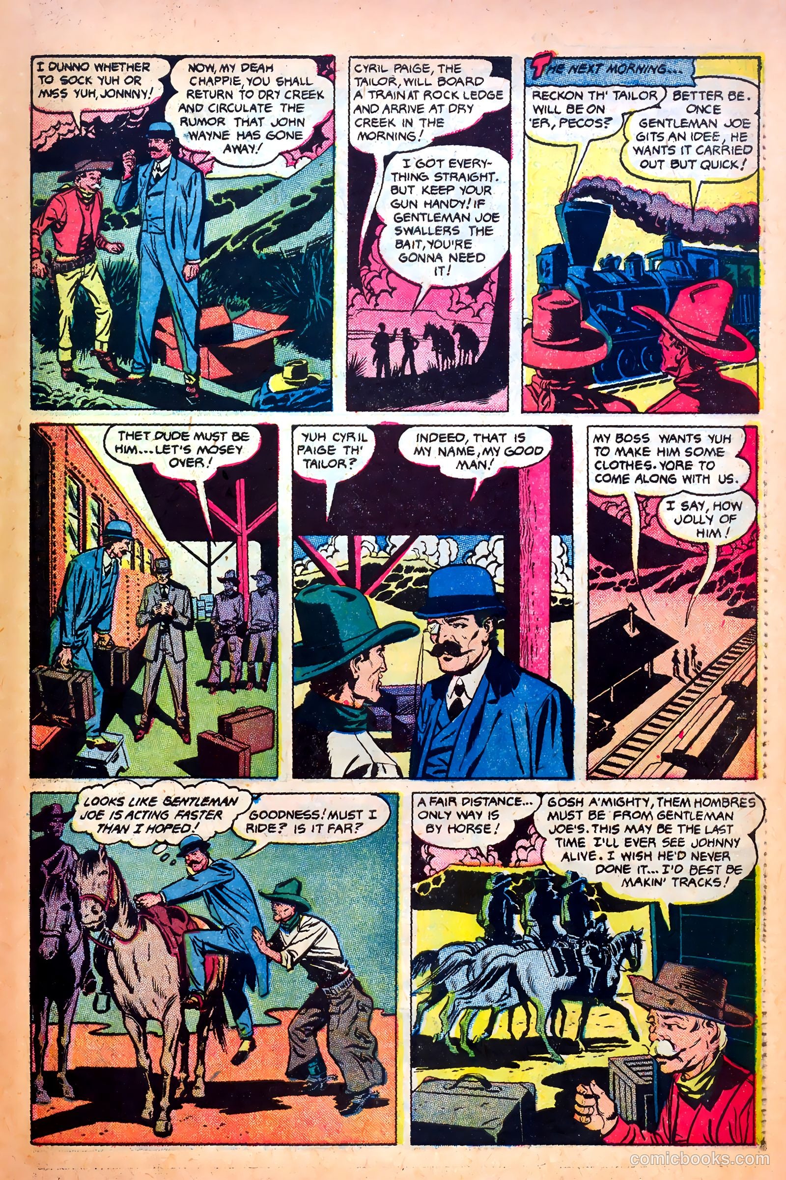 John Wayne Adventure Comics #13 (1952) — page 29 of 36