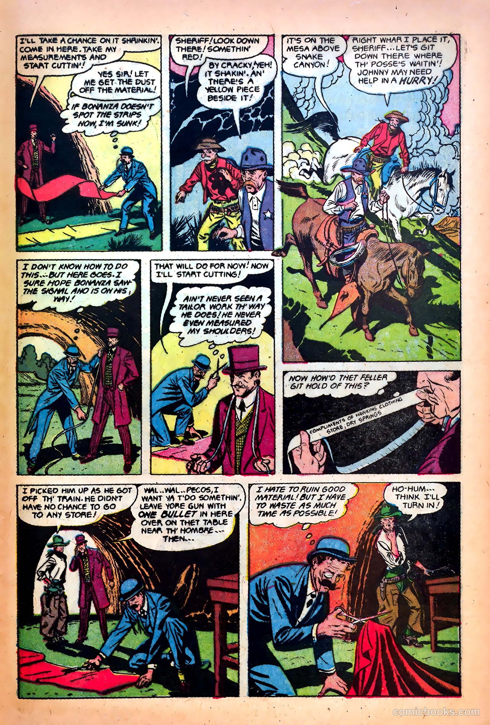 John Wayne Adventure Comics #13 (1952) — page 31 of 36