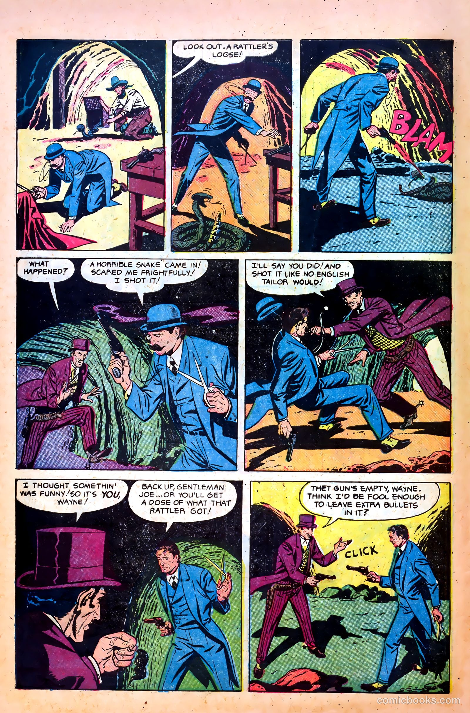 John Wayne Adventure Comics #13 (1952) — page 32 of 36