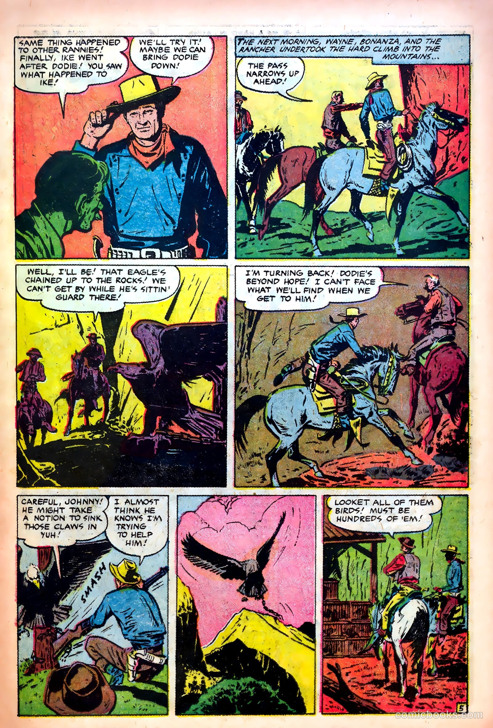 John Wayne Adventure Comics #14 (1952) — page 17 of 36