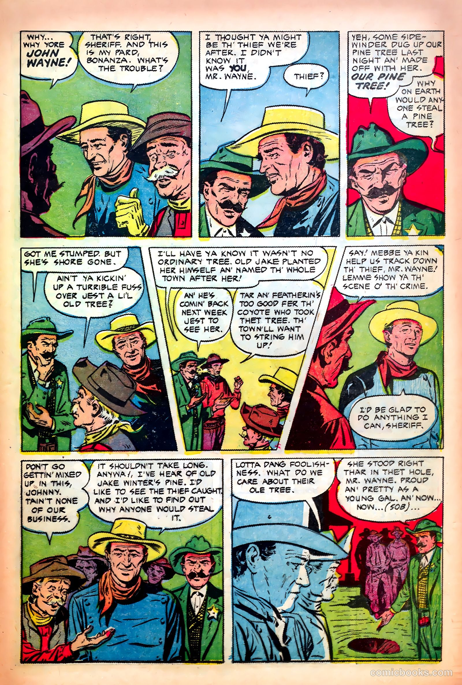 John Wayne Adventure Comics #14 (1952) — page 23 of 36