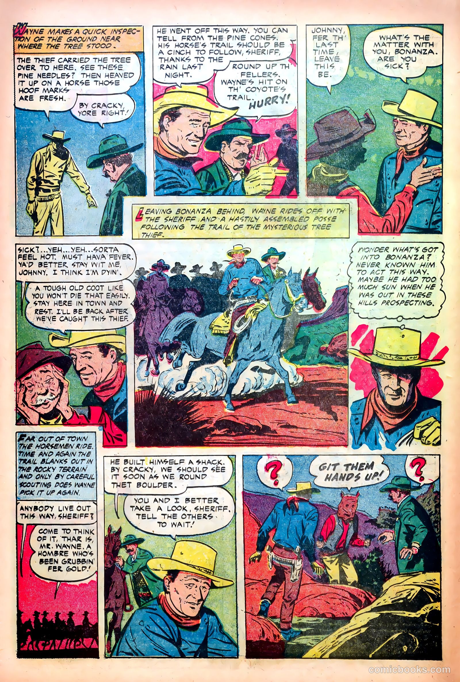 John Wayne Adventure Comics #14 (1952) — page 24 of 36