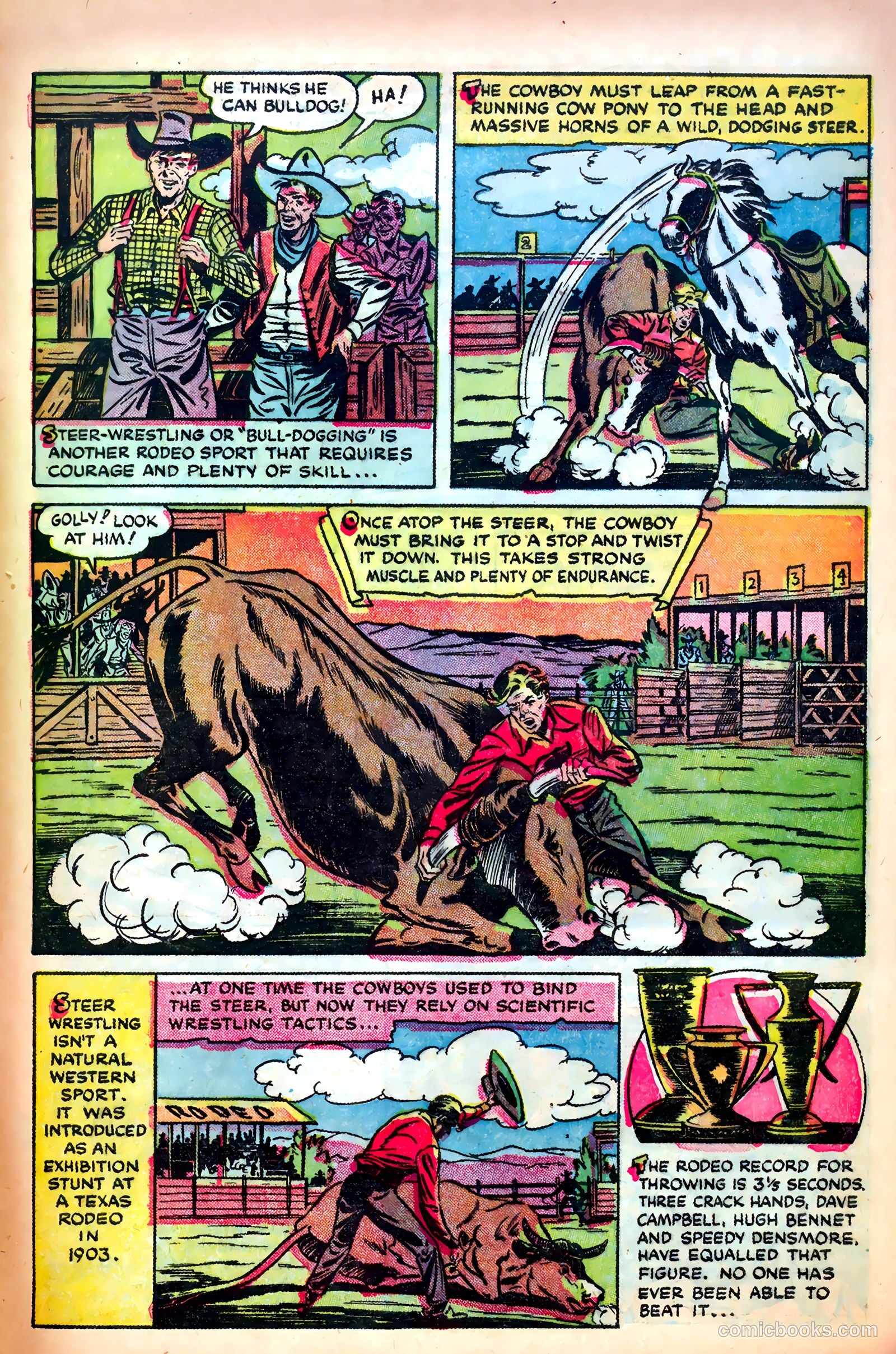 John Wayne Adventure Comics #14 (1952) — page 31 of 36