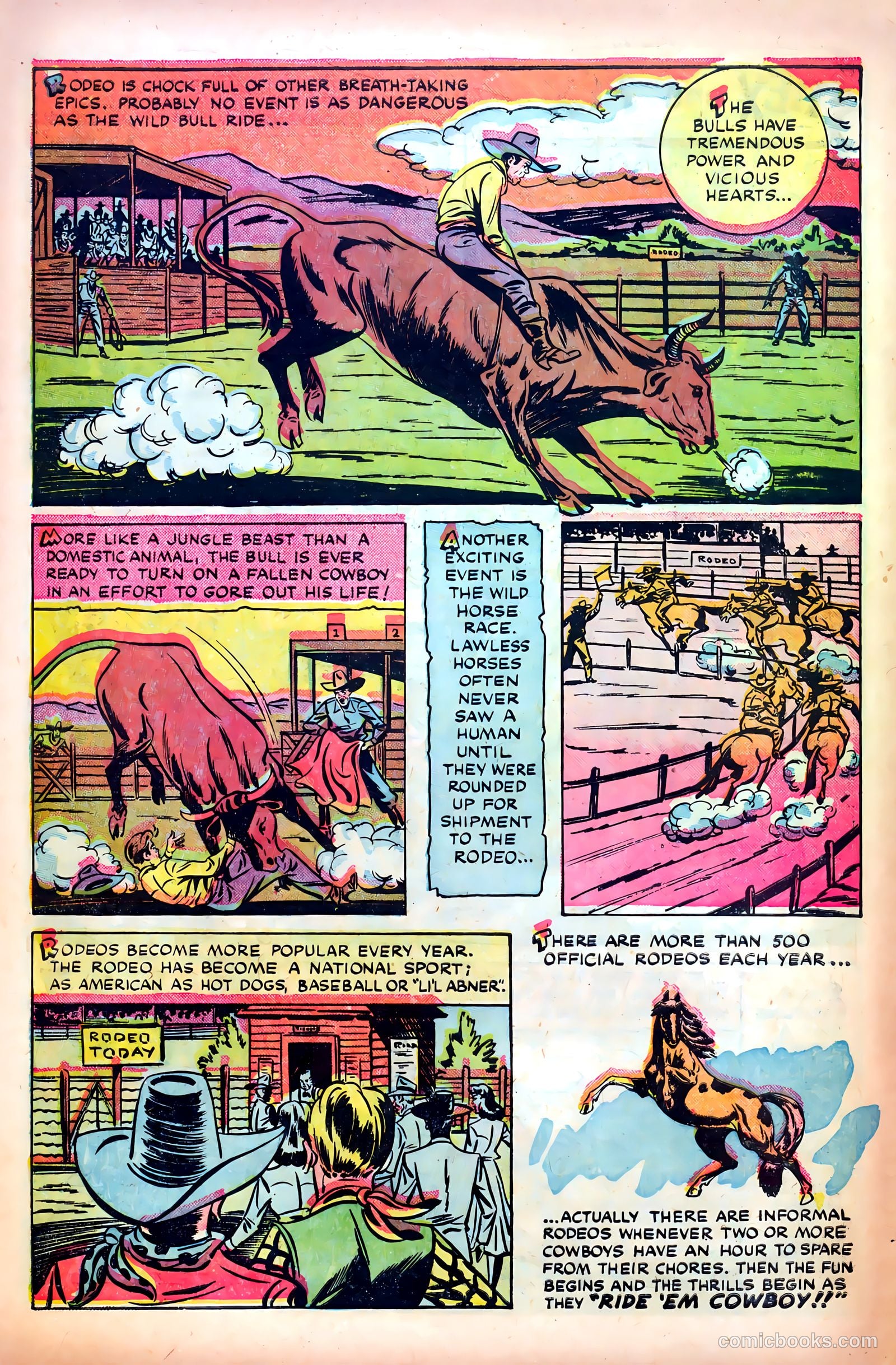 John Wayne Adventure Comics #14 (1952) — page 32 of 36