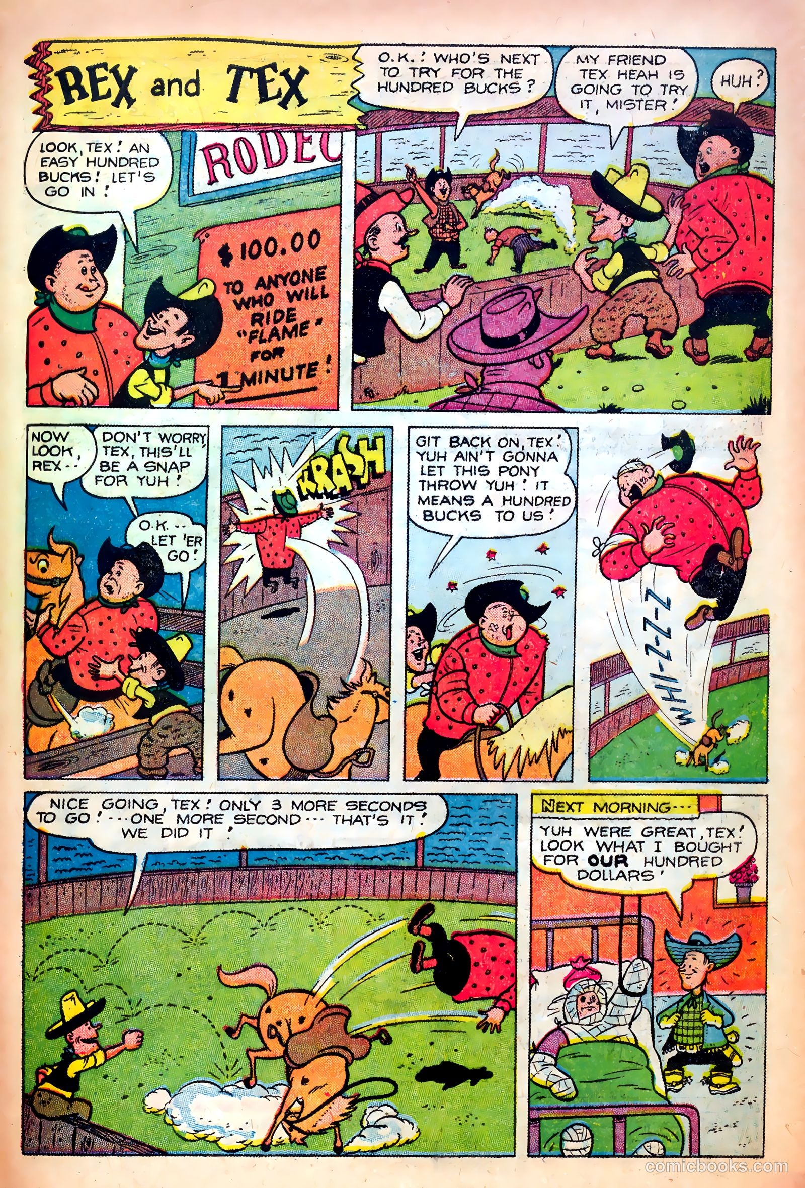 John Wayne Adventure Comics #14 (1952) — page 33 of 36