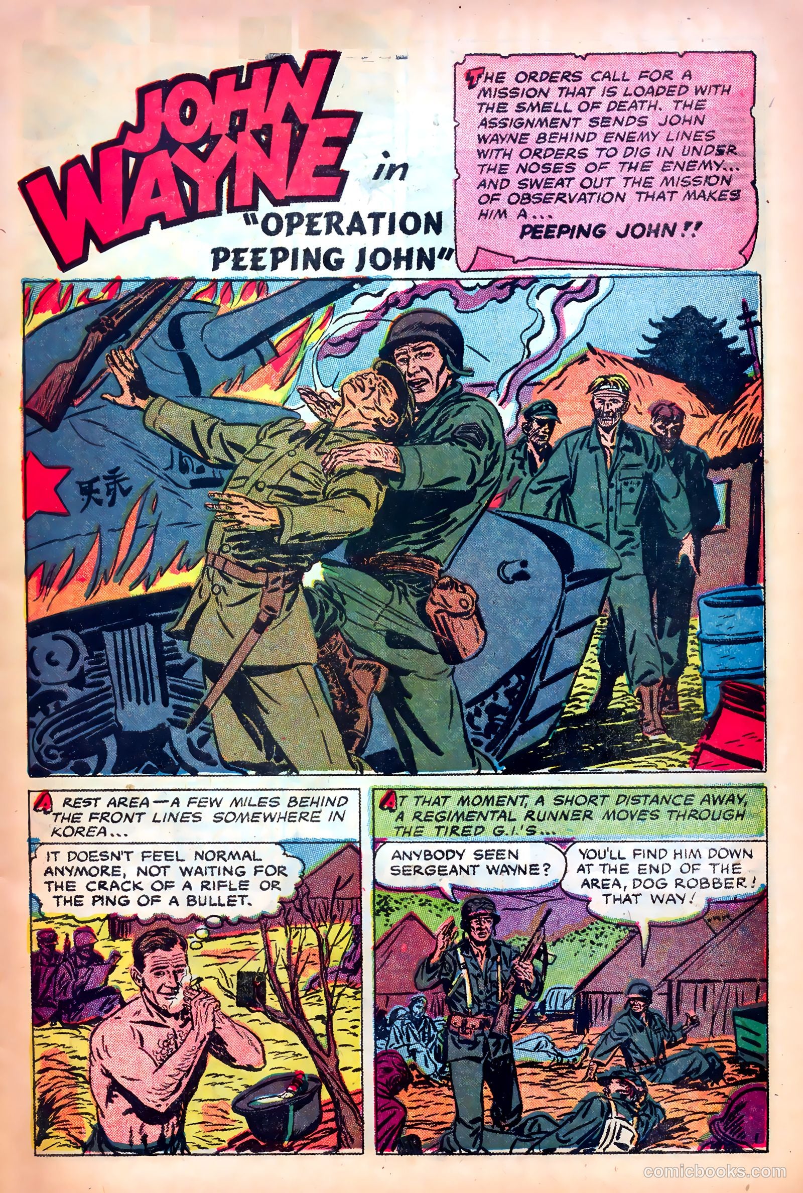 John Wayne Adventure Comics #14 (1952) — page 3 of 36