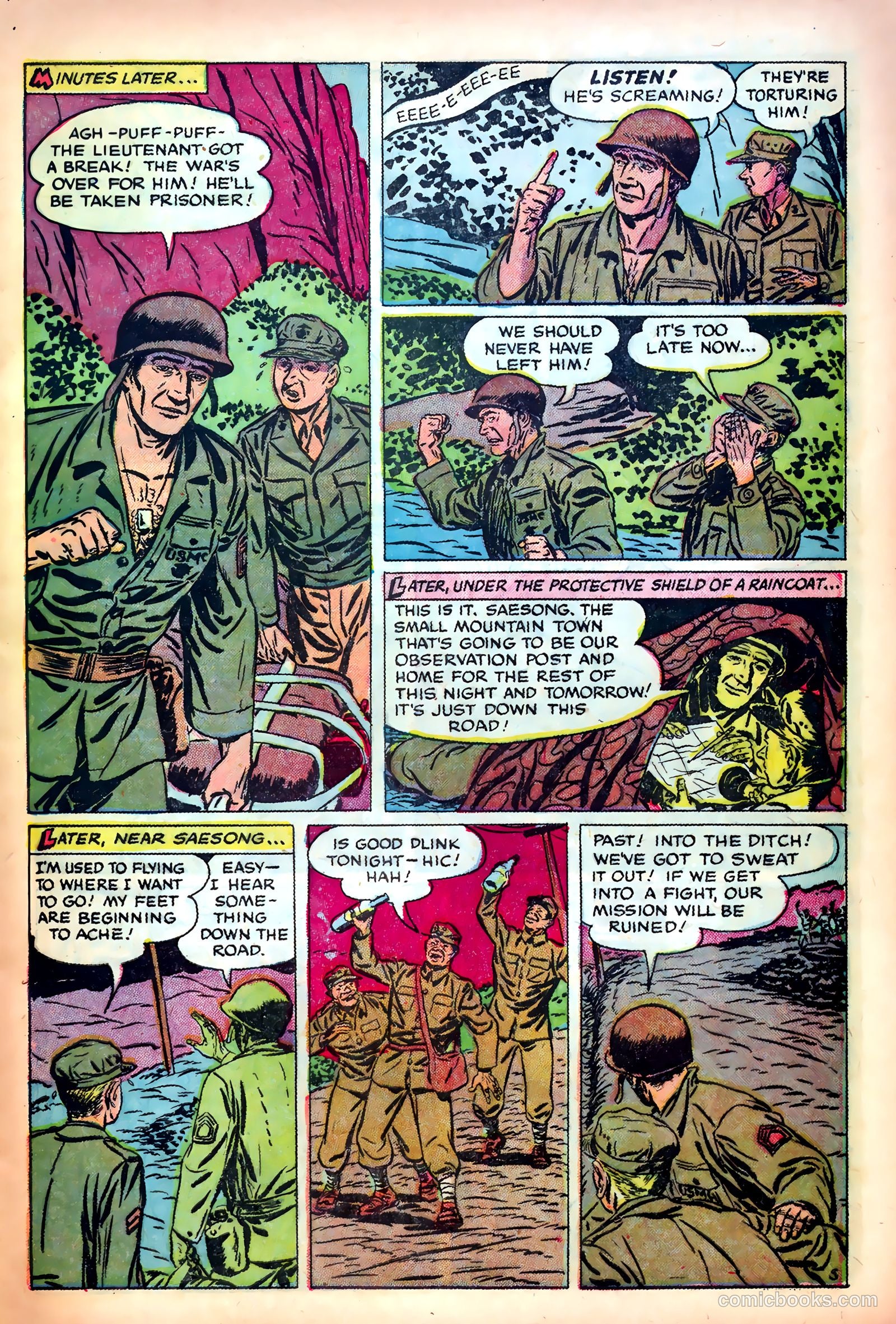 John Wayne Adventure Comics #14 (1952) — page 7 of 36