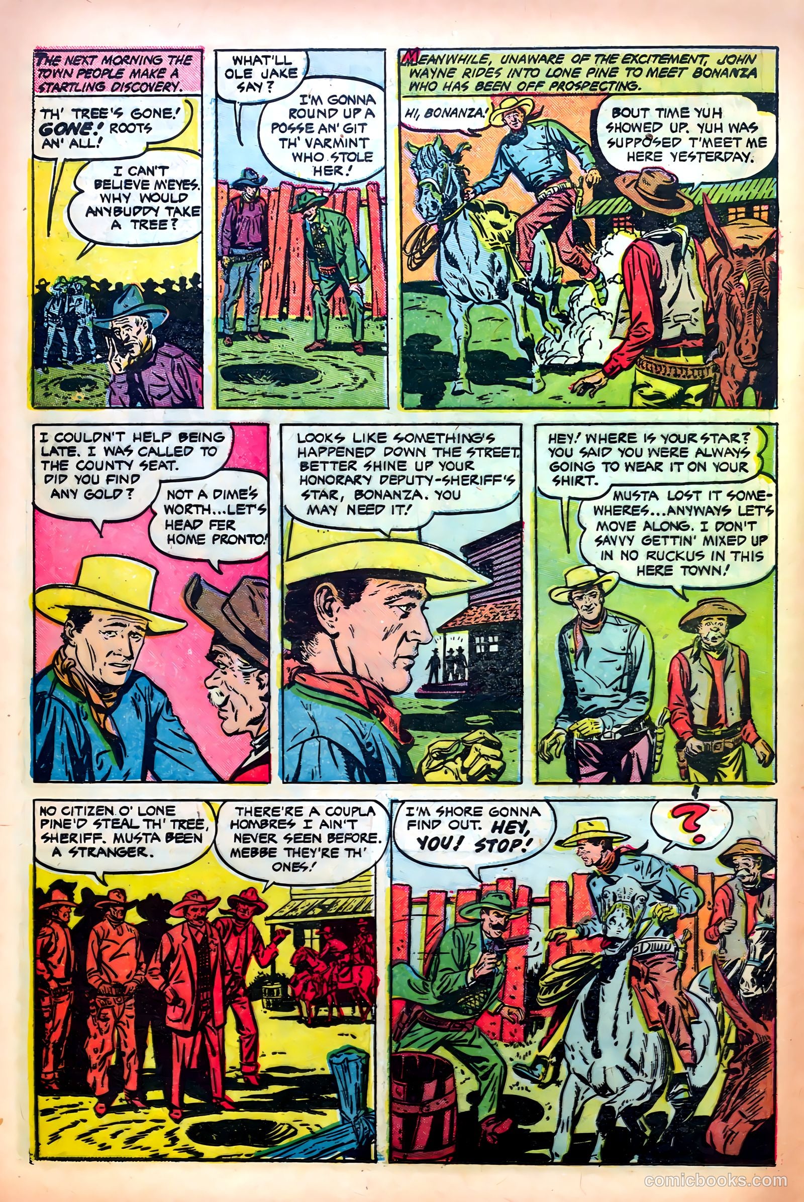 John Wayne Adventure Comics #14 (1952) — page 22 of 36