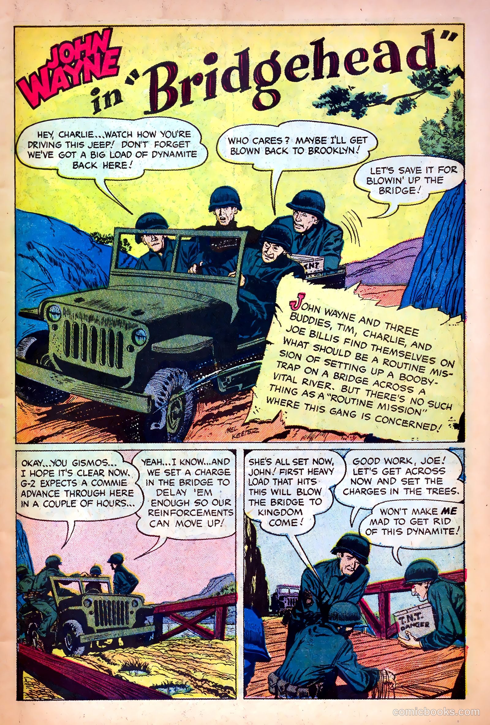 John Wayne Adventure Comics #15 (1952) — page 3 of 36