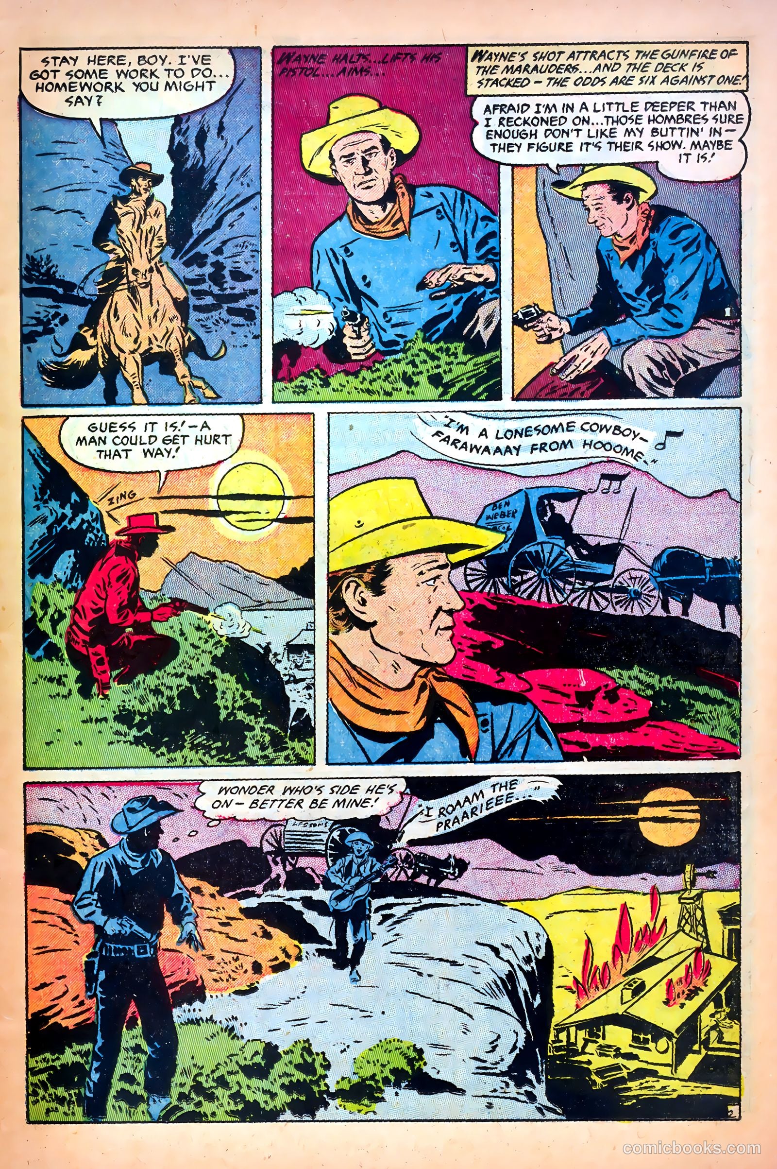John Wayne Adventure Comics #15 (1952) — page 13 of 36