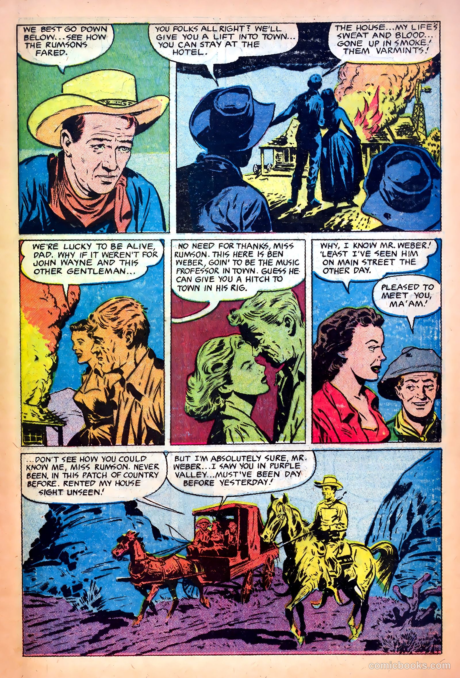 John Wayne Adventure Comics #15 (1952) — page 15 of 36