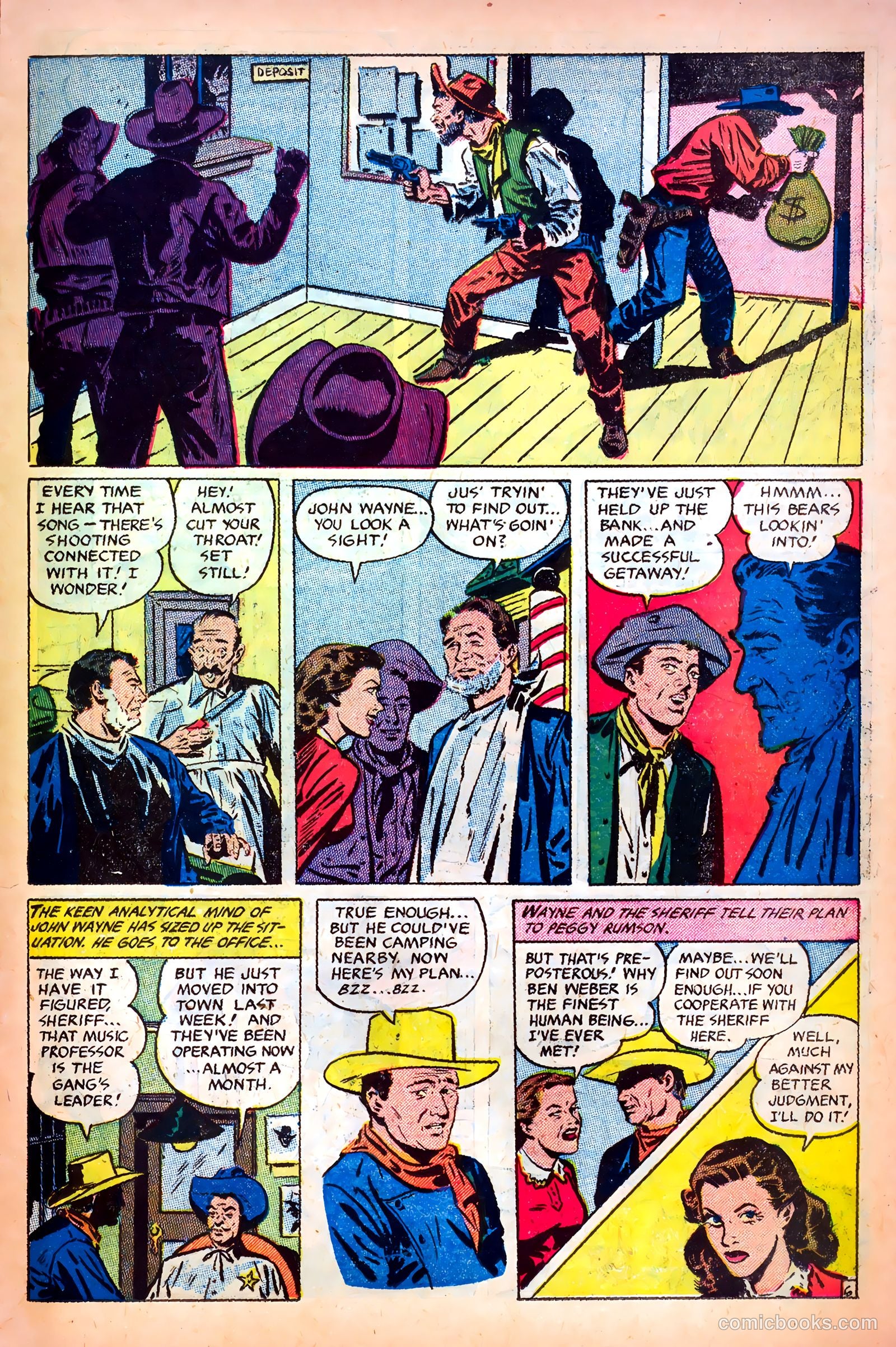 John Wayne Adventure Comics #15 (1952) — page 17 of 36