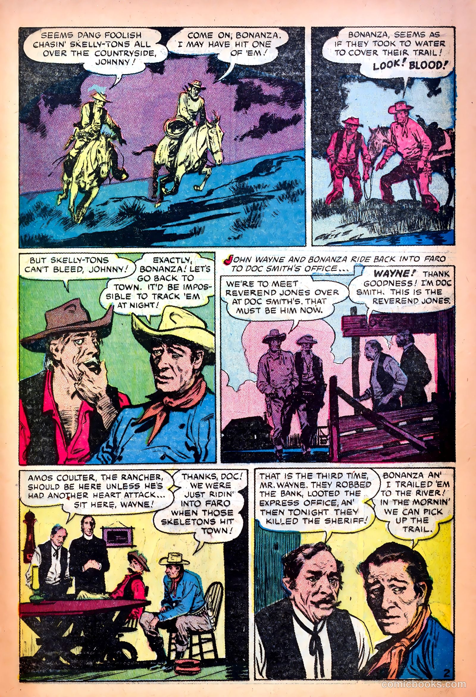 John Wayne Adventure Comics #15 (1952) — page 23 of 36