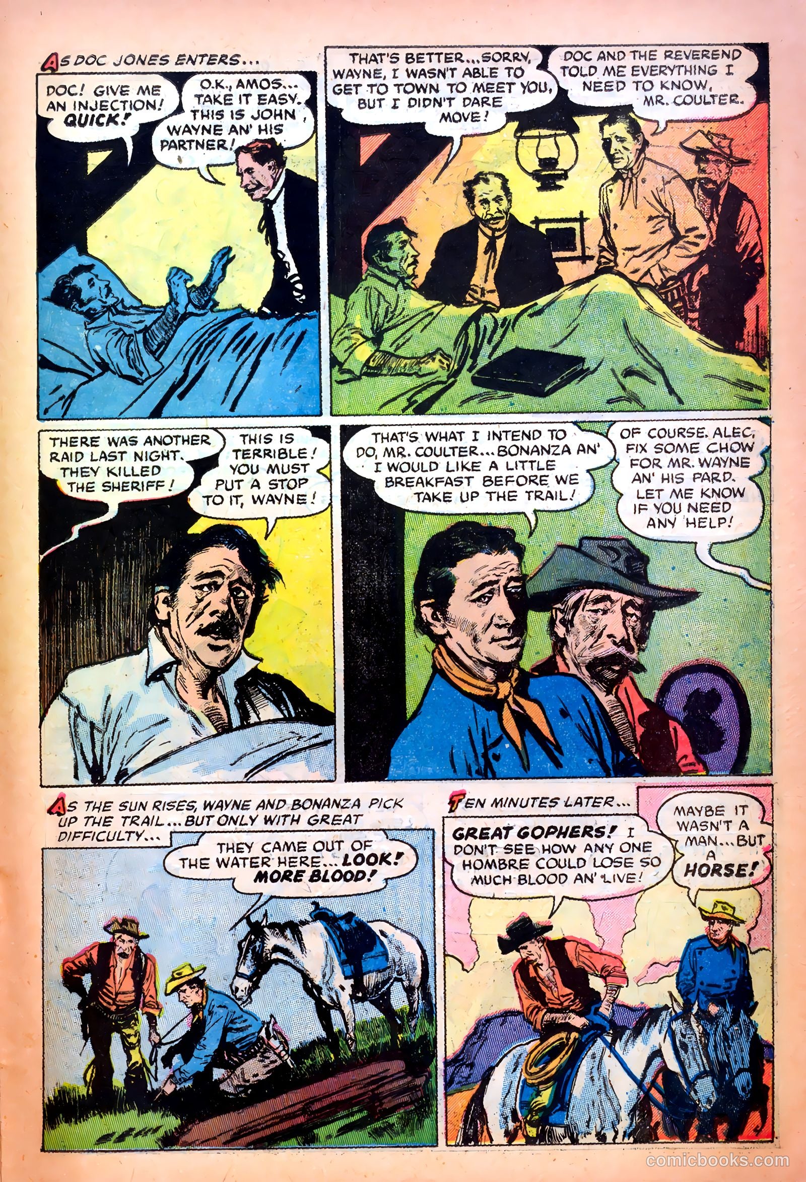 John Wayne Adventure Comics #15 (1952) — page 25 of 36