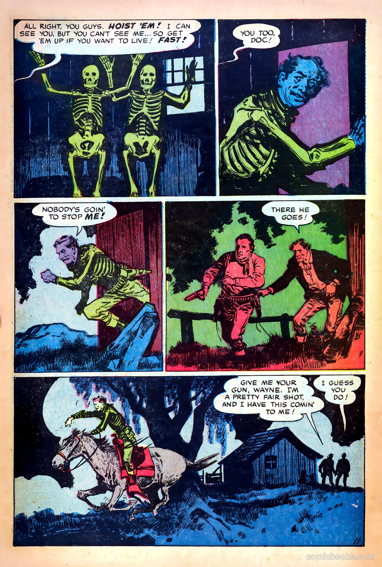 John Wayne Adventure Comics #15 (1952) — page 32 of 36
