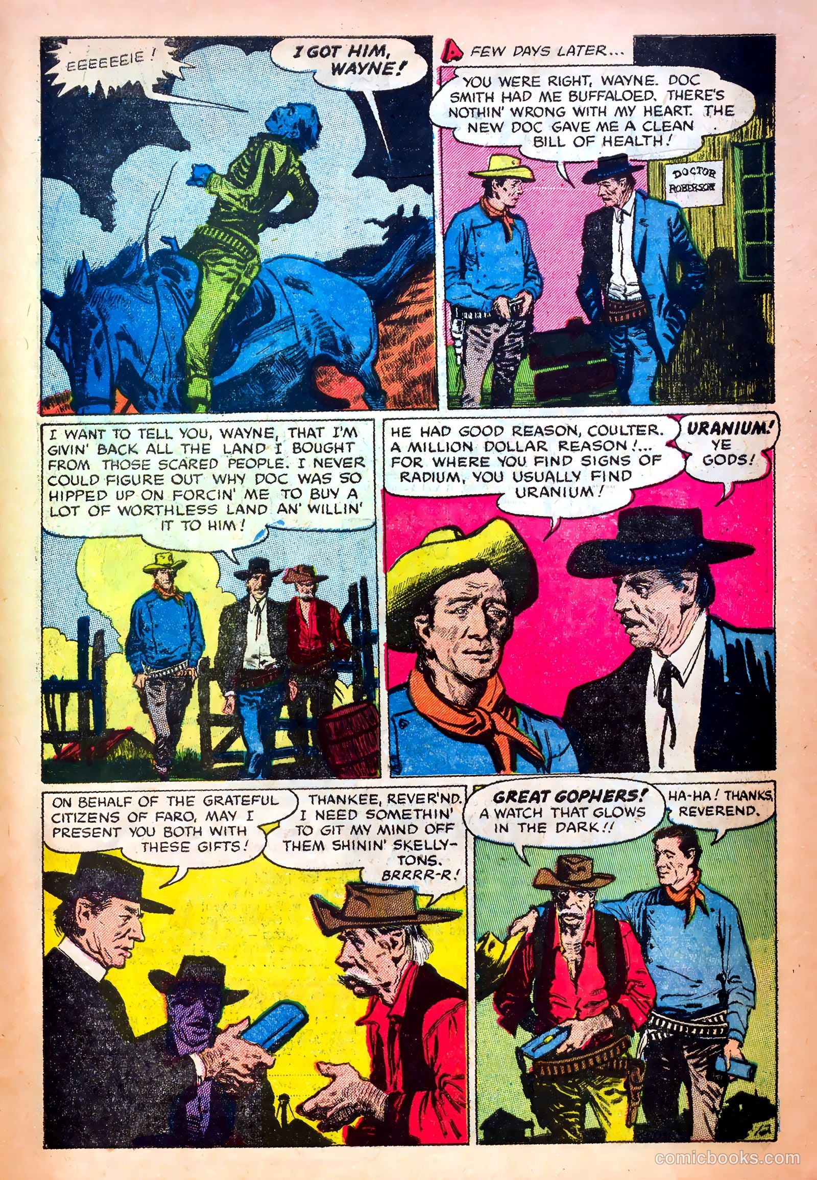 John Wayne Adventure Comics #15 (1952) — page 33 of 36