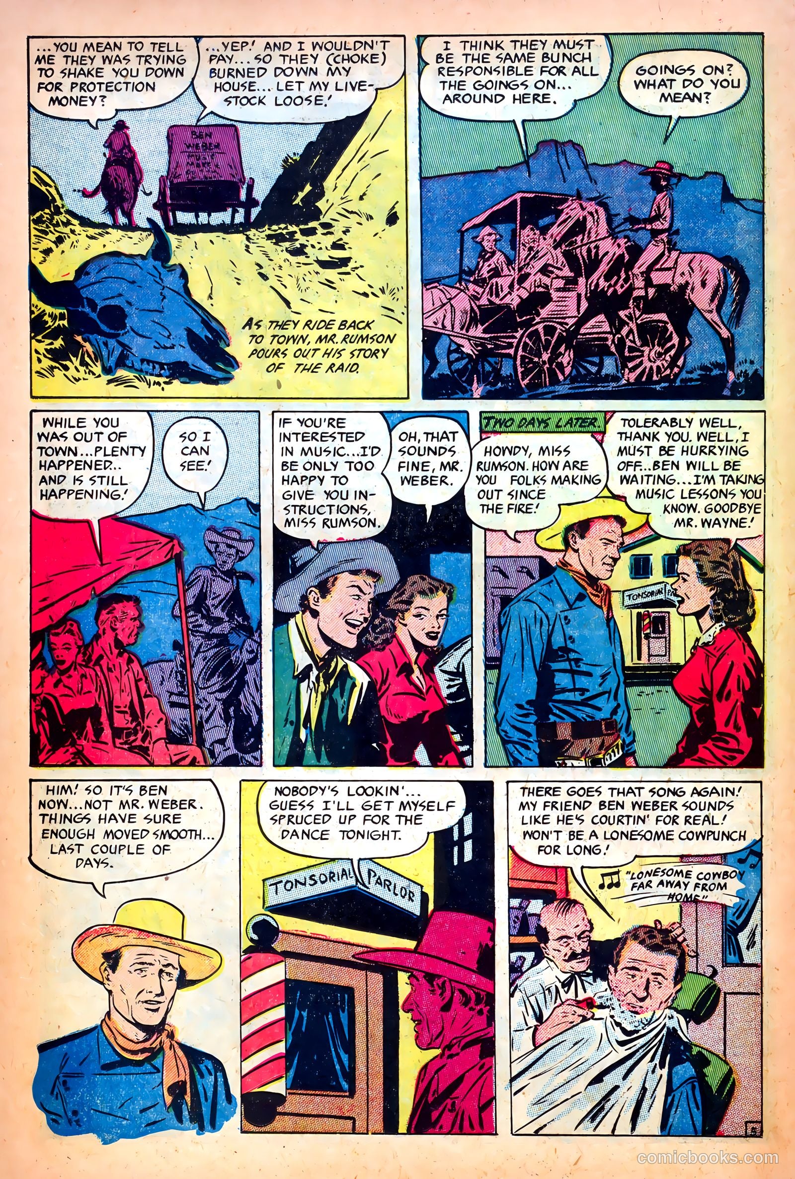 John Wayne Adventure Comics #15 (1952) — page 16 of 36