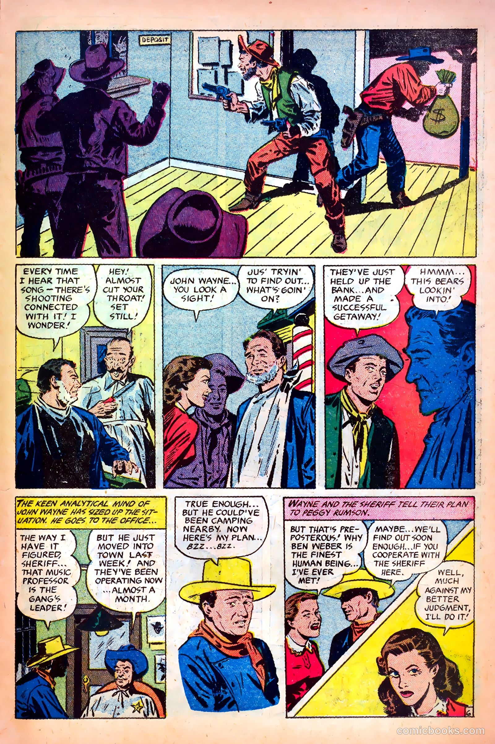 John Wayne Adventure Comics #15 (1952) — page 17 of 36