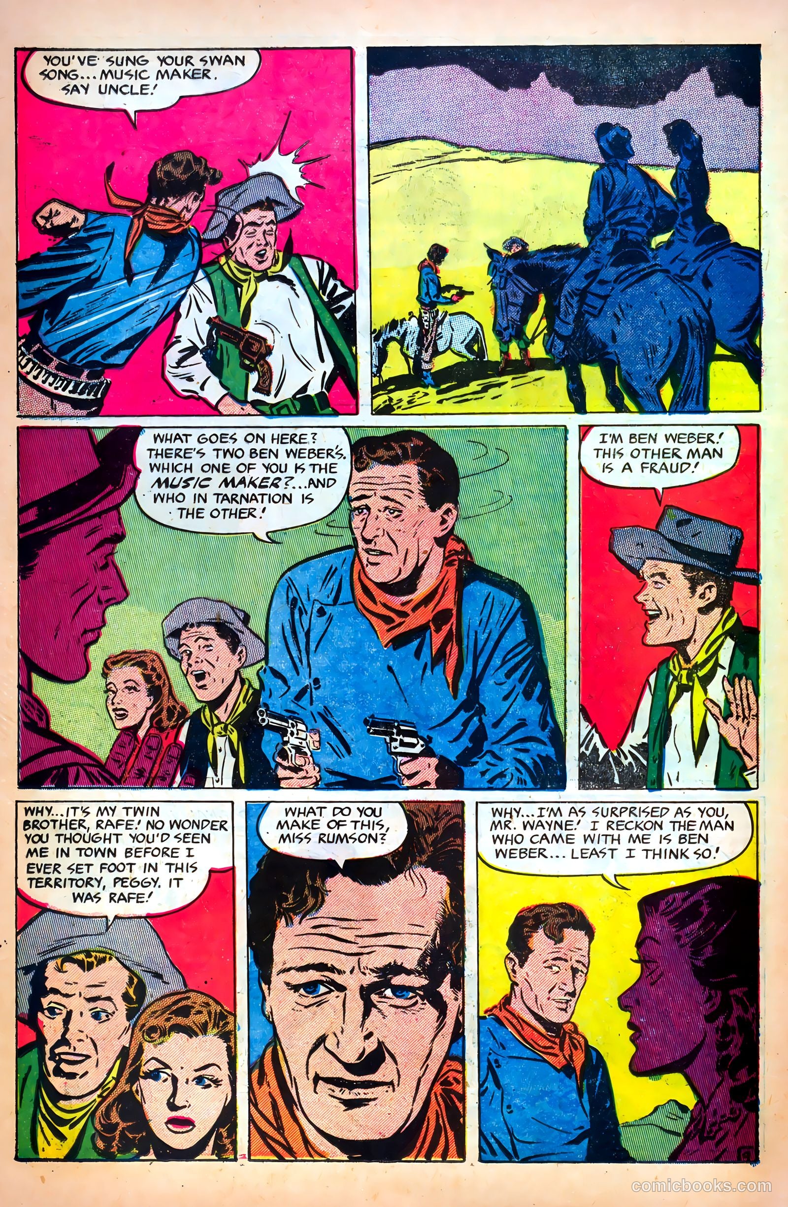 John Wayne Adventure Comics #15 (1952) — page 20 of 36